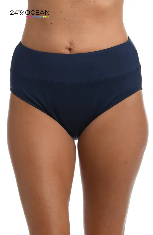 24th & Ocean Solids High Waist Bottom - FINAL SALE sold by La Blanca