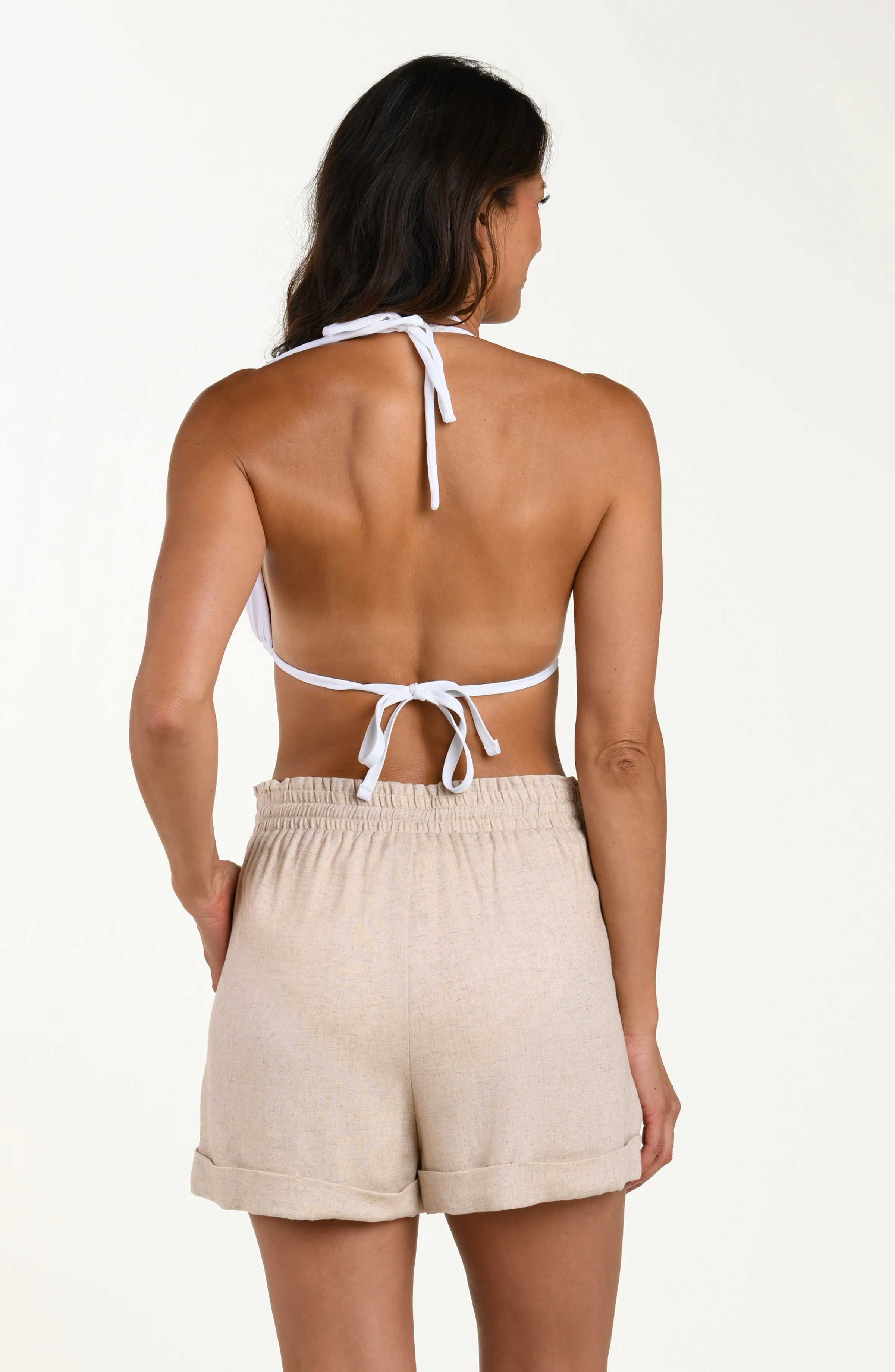 Delphine Coast Beach Shorts - Taupe sold by La Blanca product image thumbnail 5