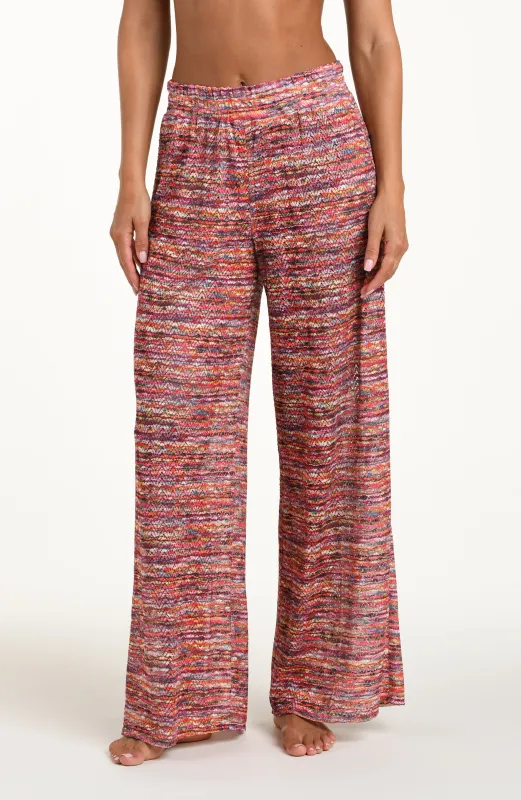 Sunshine 79 Shimmer Ripple Beach Pant sold by La Blanca
