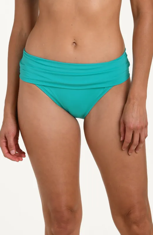 Island Goddess Shirred Band Hipster Bottom - Calypso sold by La Blanca