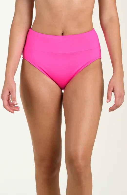 24th & Ocean Solid High Waist Bottom sold by La Blanca