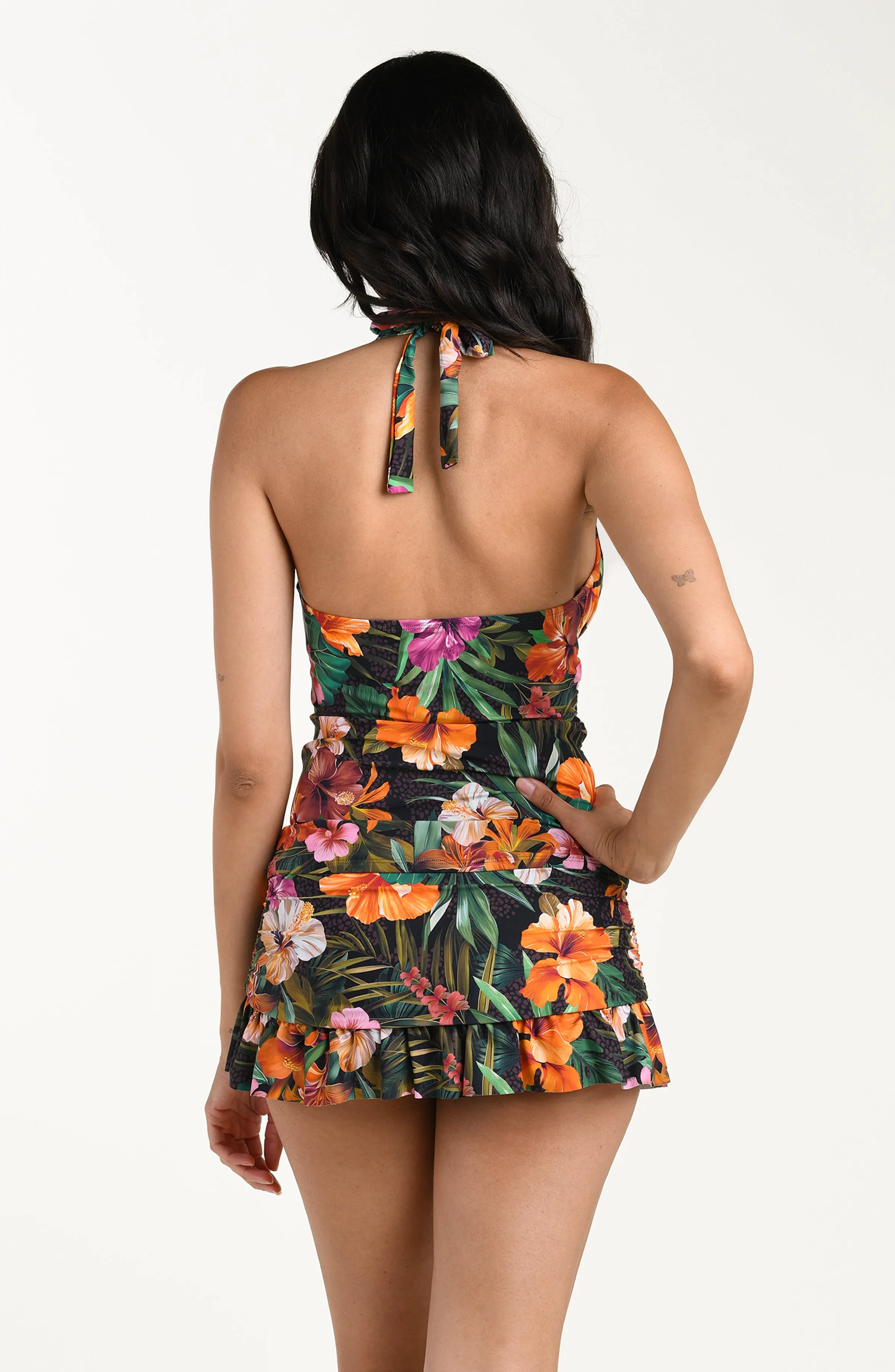 Tropical Hideaway Halter Tankini Top sold by La Blanca product image thumbnail 3