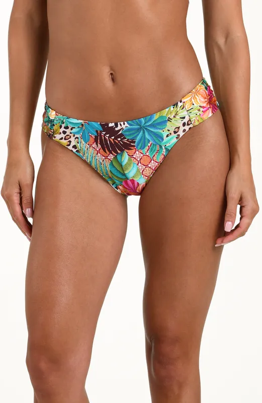 Sunshine 79 Paradise Heat Side Ruched Hipster Bottom sold by La Blanca
