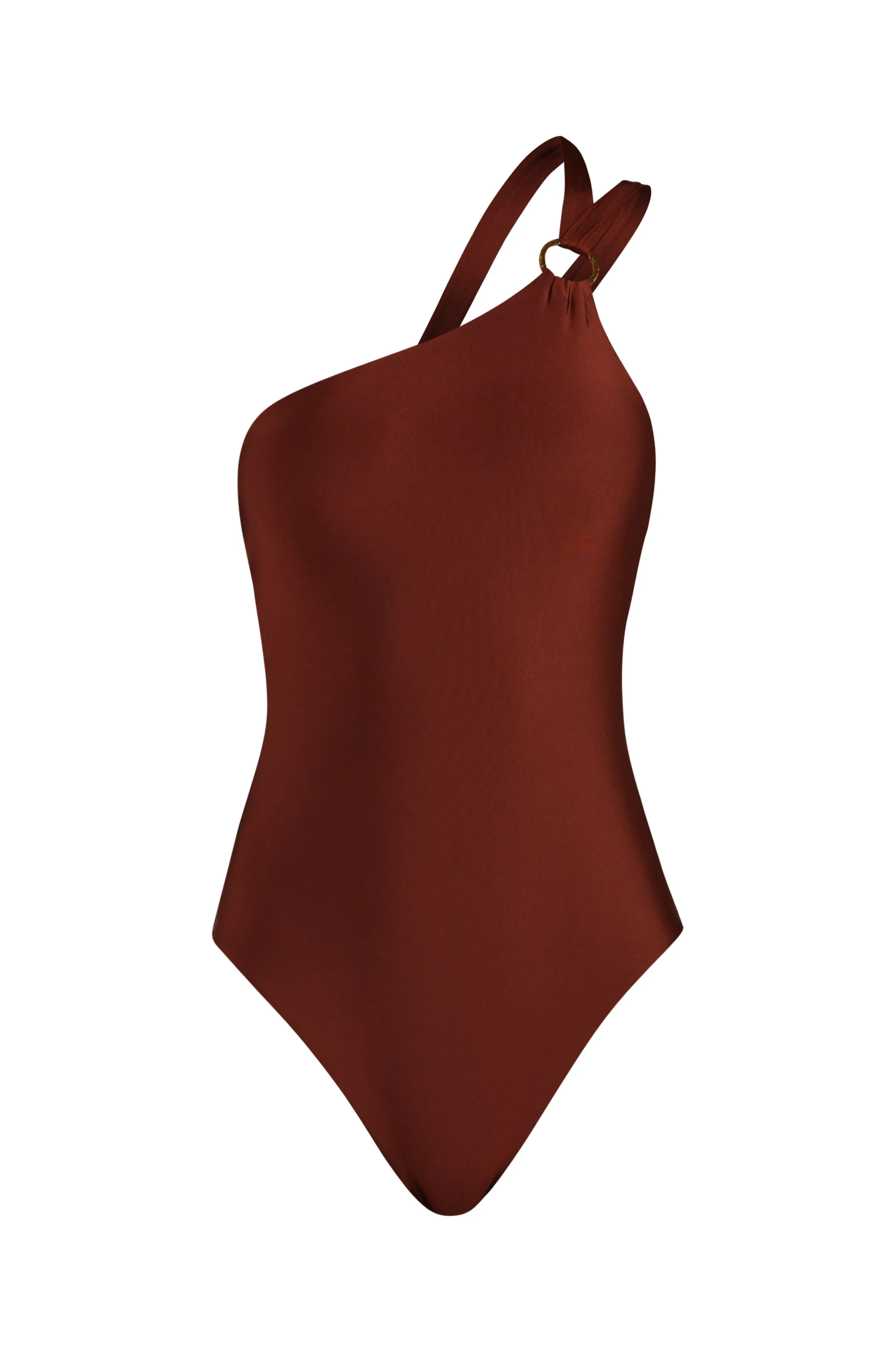 Sunshine 79 Solids One Shoulder One Piece - Mahogany sold by La Blanca product image thumbnail 3