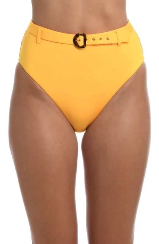 Sunshine 79 Wanderlust Solids High-Waist Bottom - Sunshine sold by La Blanca