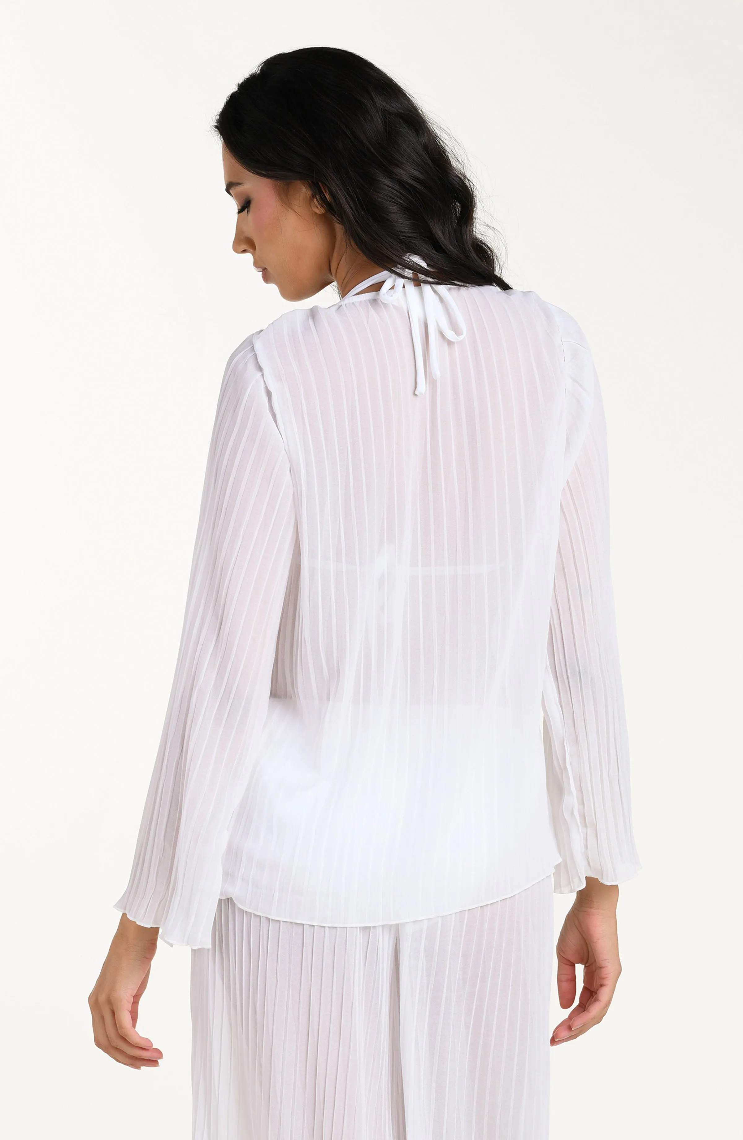 Sunbeams Long Sleeve Pleated Top sold by La Blanca product image thumbnail 4