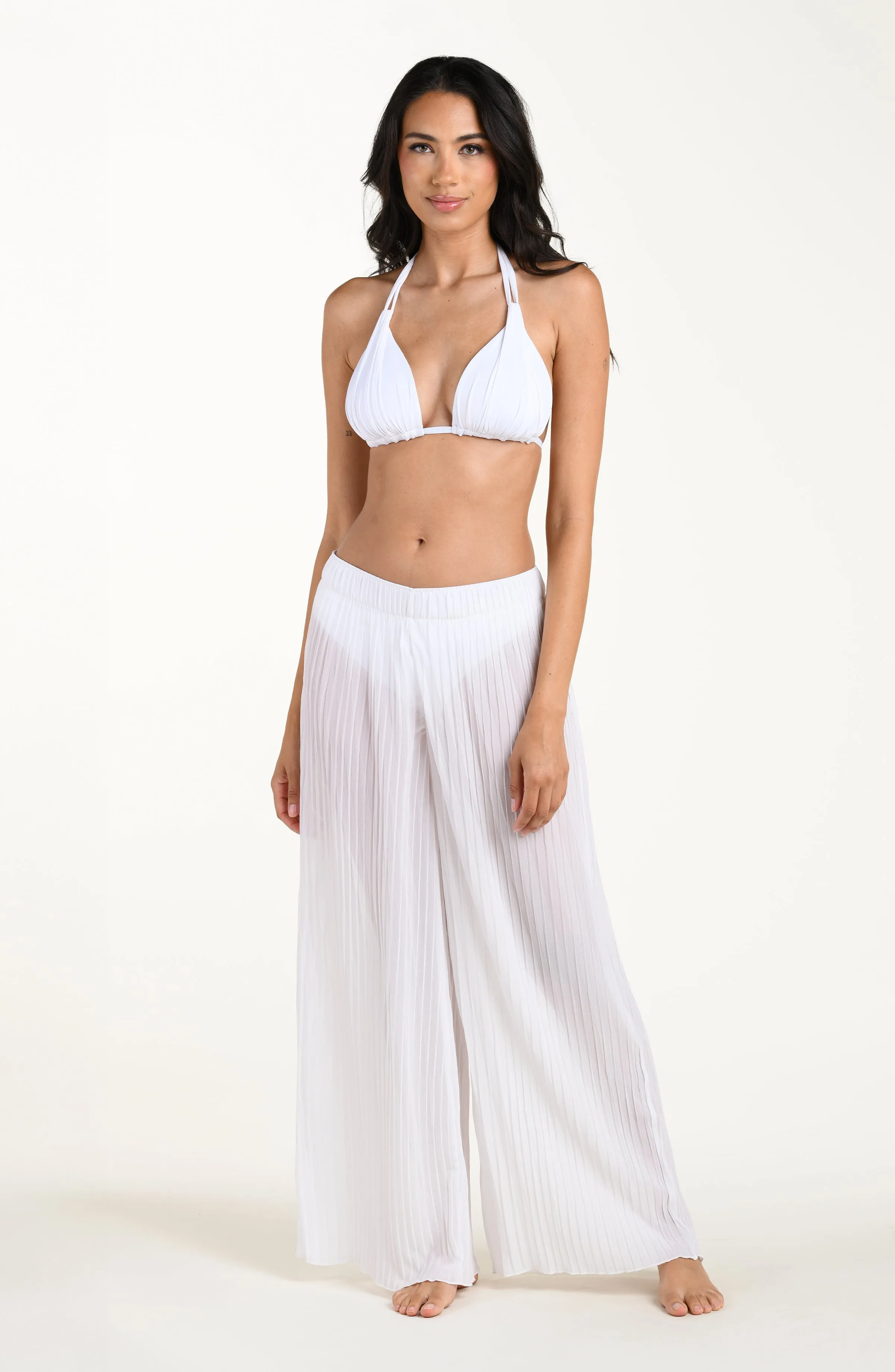 Sunbeams Pleated Palazzo Pant sold by La Blanca product image thumbnail 3