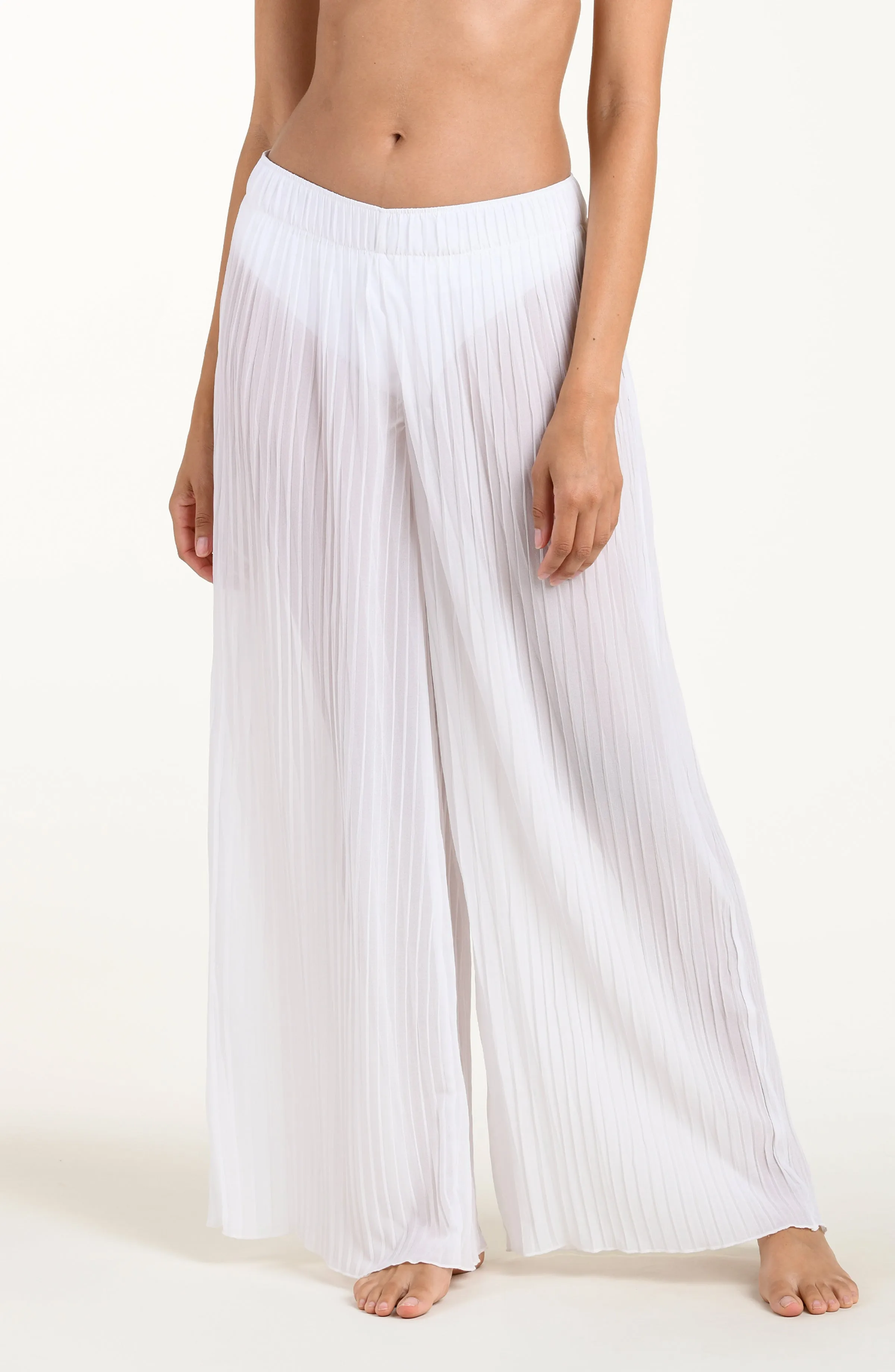 Sunbeams Pleated Palazzo Pant sold by La Blanca