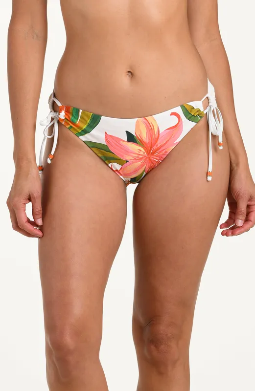 Jungle Blossoms Side Tie Hipster Bottom sold by La Blanca