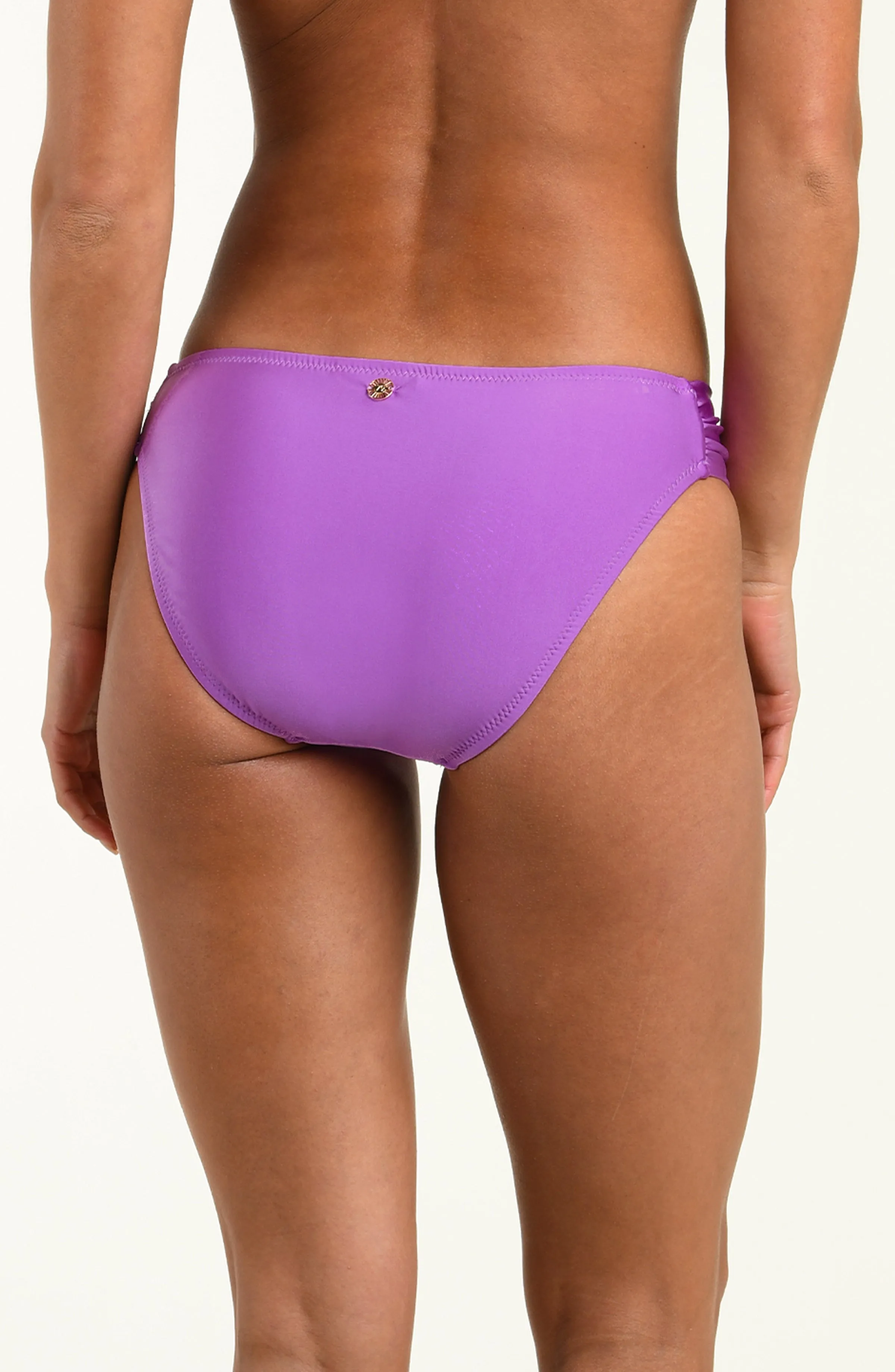 Sunshine 79 Solids Side Ruched Hipster Bottom - Lilac sold by La Blanca product image thumbnail 2
