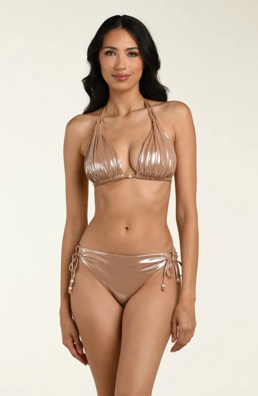 Sand Siren Halter Triangle Top made by La Blanca