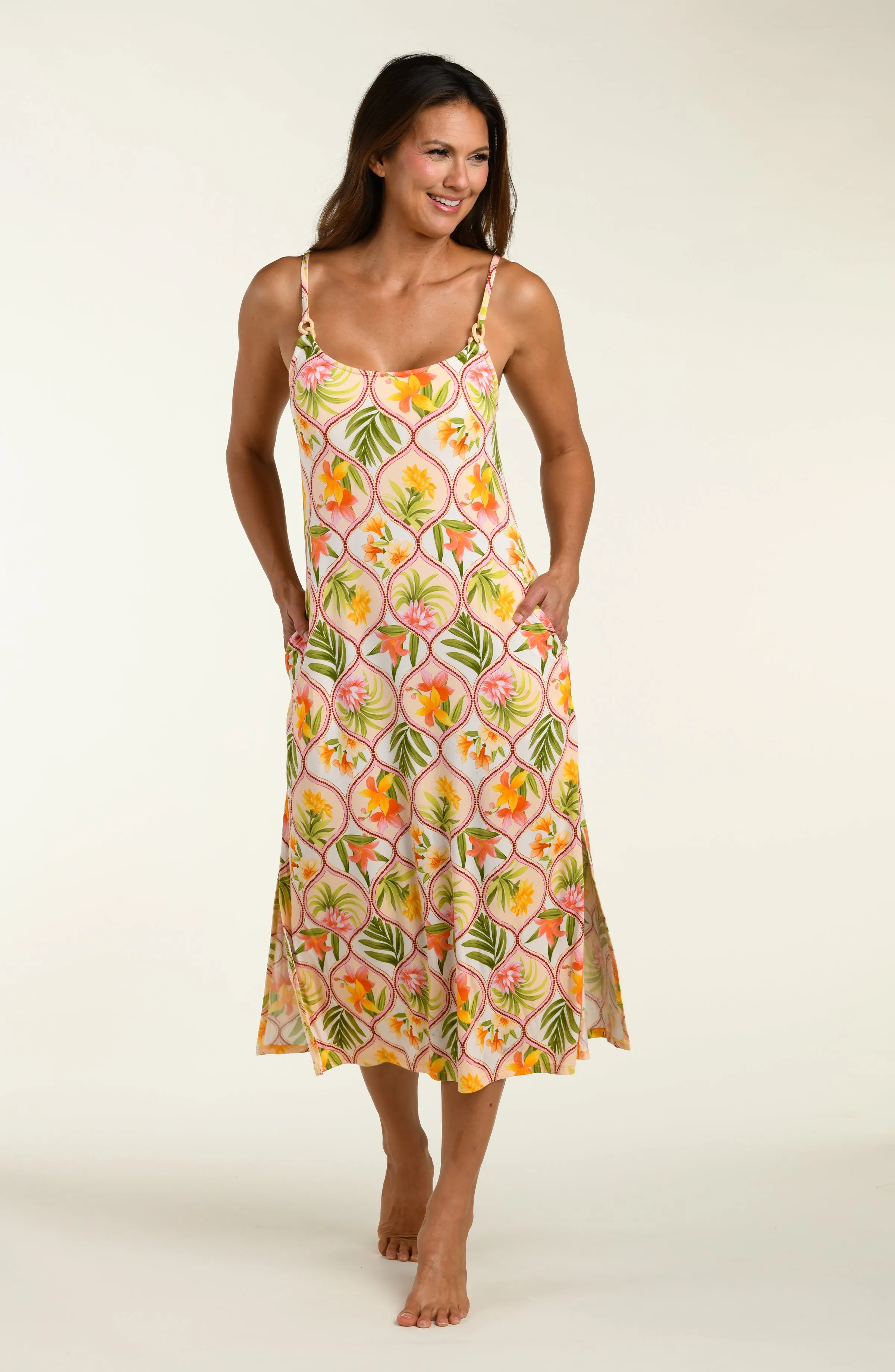 Palm Nouveau Maxi Dress sold by La Blanca product image thumbnail 4