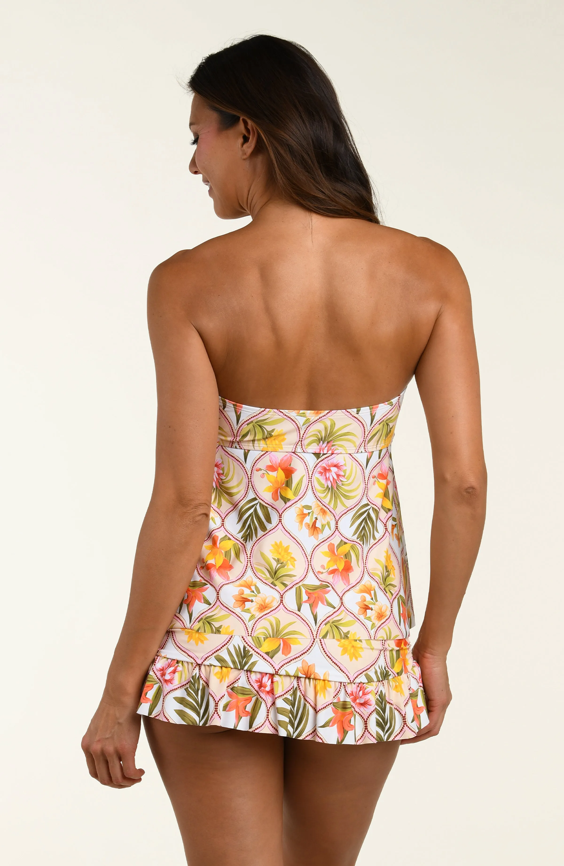 Palm Nouveau Bandeau Tankini Top sold by La Blanca product image thumbnail 4