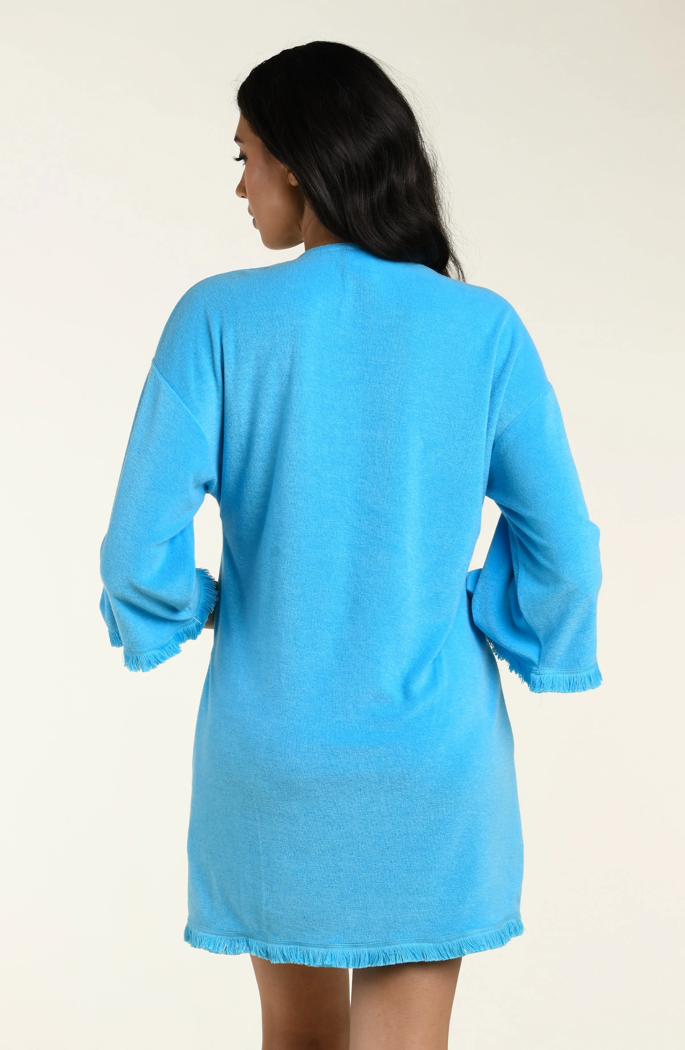 Wild Nomad V-Neck Tunic - Sky sold by La Blanca product image thumbnail 3