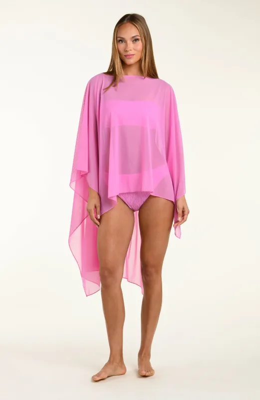 Sunshine 79 Maximal Mesh Covers Tunic - Blush sold by La Blanca