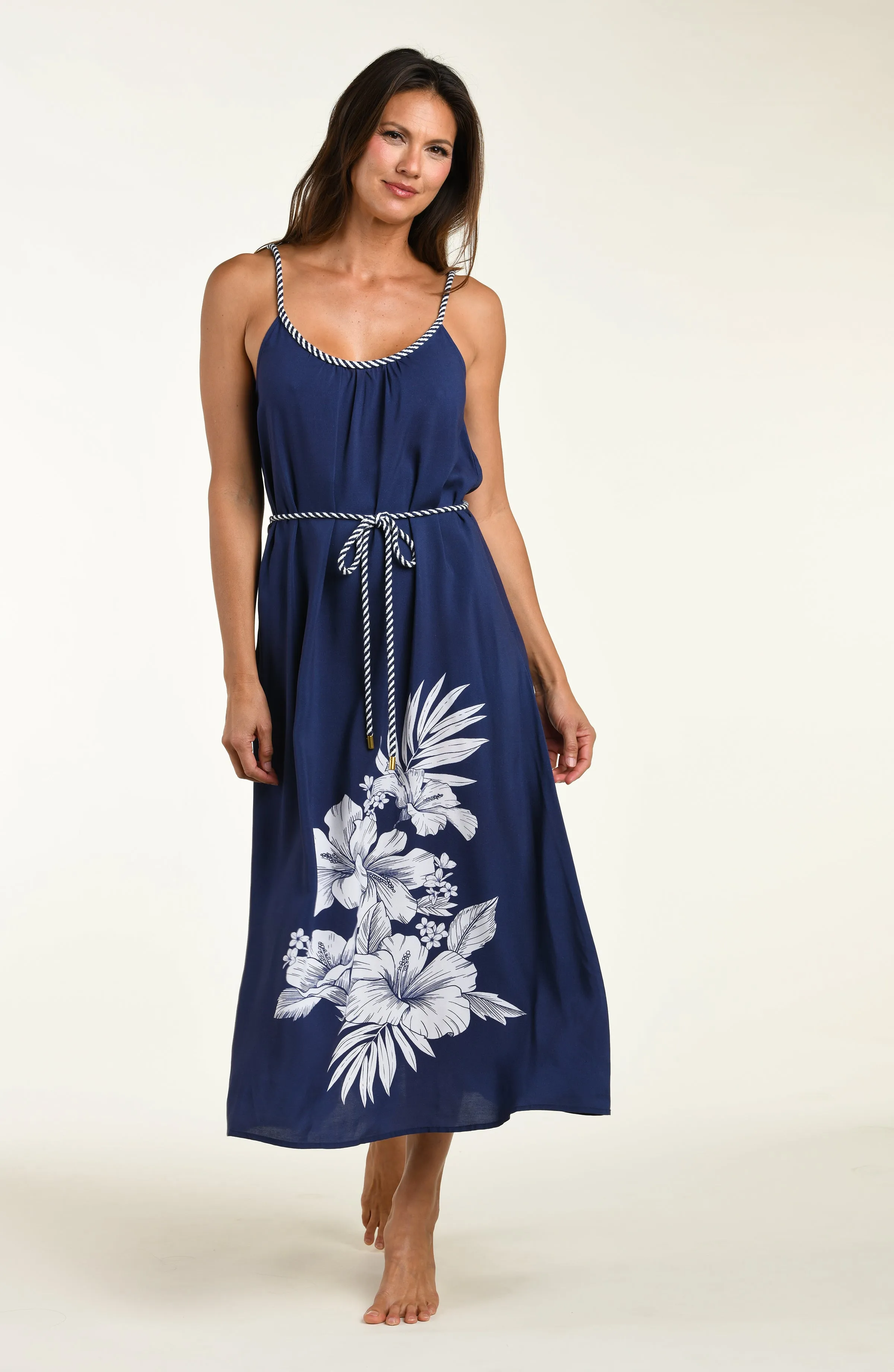 Mariner Blooms Maxi Dress - Indigo sold by La Blanca product image thumbnail 4