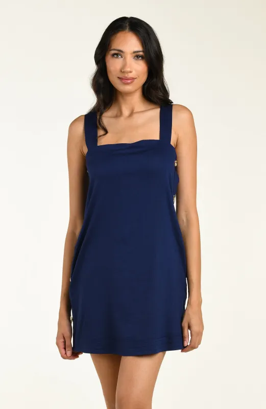 Harbor Breeze Tank Mini Dress - Indigo made by La Blanca