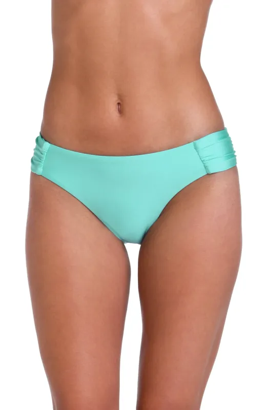 Sunshine 79 Sunshine Solids Side Shirred Hipster Bottom - Seaglass - FINAL SALE sold by La Blanca