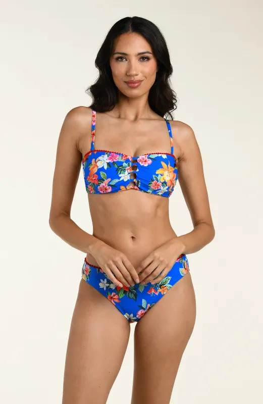 Modern Oasis Bandeau Bikini Top made by La Blanca