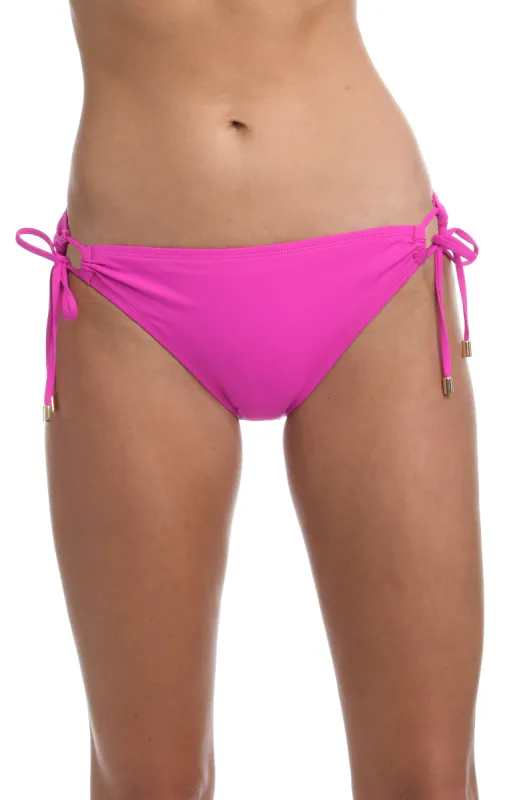 Island Goddess Side Tie Hipster Bottom - Orchid (Final Sale) sold by La Blanca
