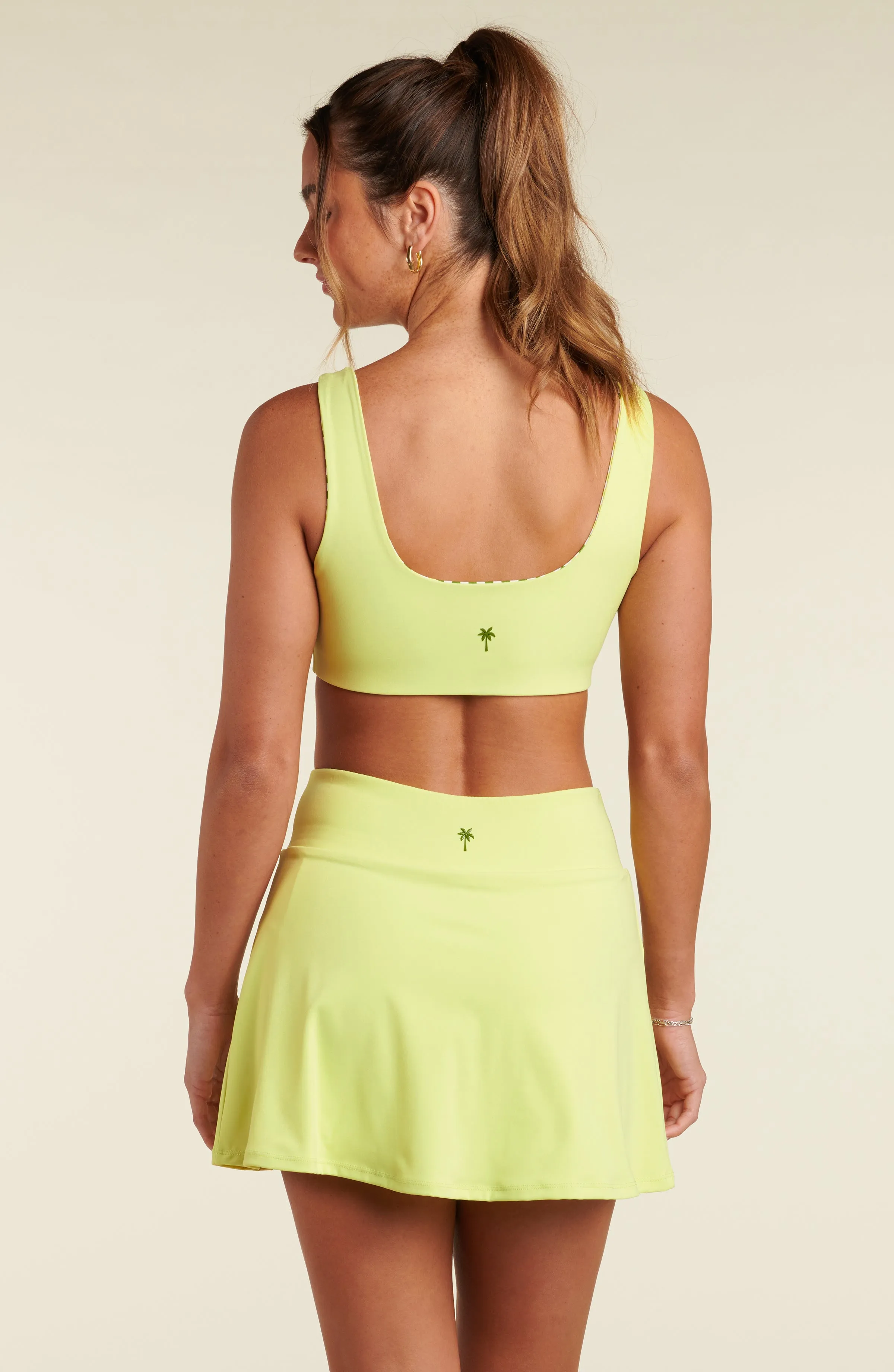 Sport Solids Active Skort - Lime sold by La Blanca product image thumbnail 5