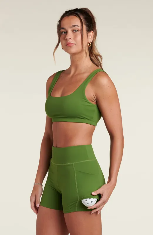 Sport Solids Sports Bra - Turf made by La Blanca
