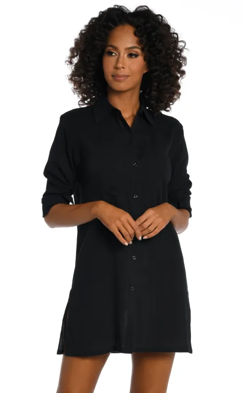 Island Fare Resort Button Down Shirt - Final Sale made by La Blanca