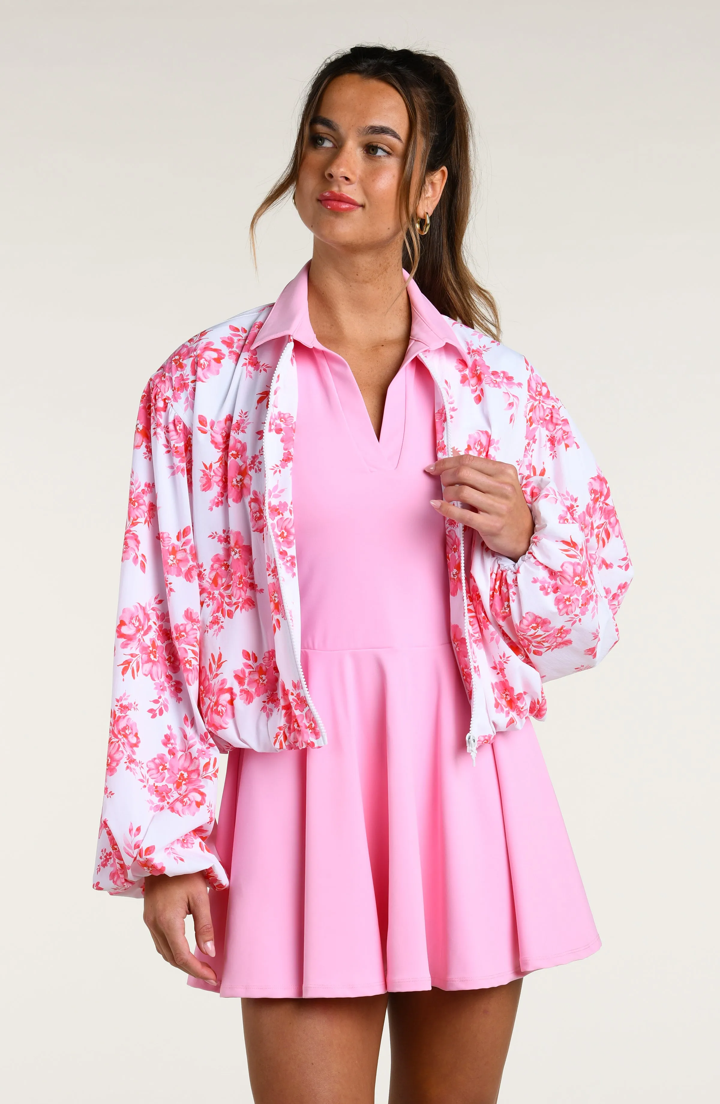 Sport Solids Collared Tennis Dress - Strawberry sold by La Blanca product image thumbnail 5