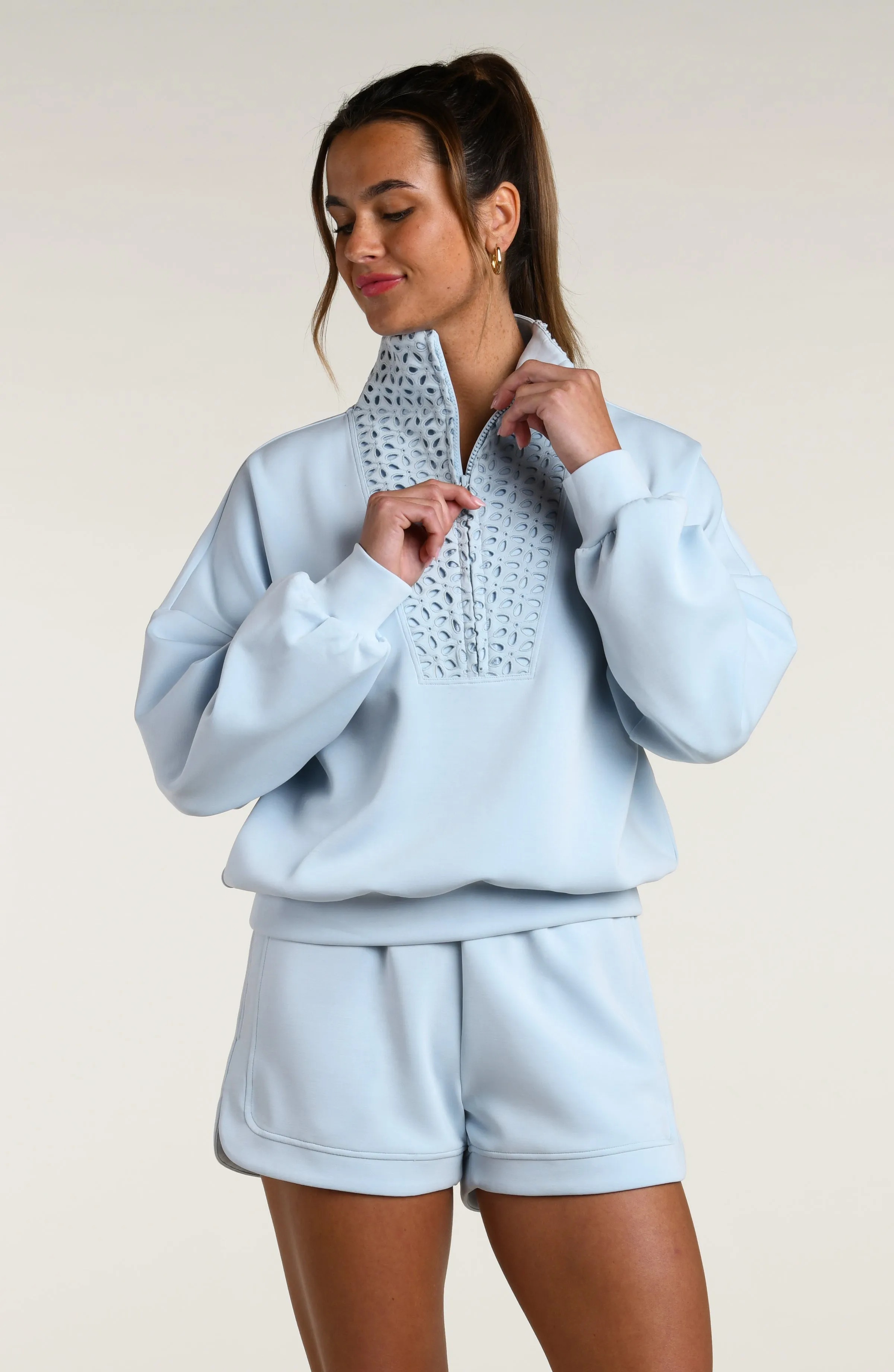 Cloudset Lounge Sweatshirt - Drift sold by La Blanca product image thumbnail 3