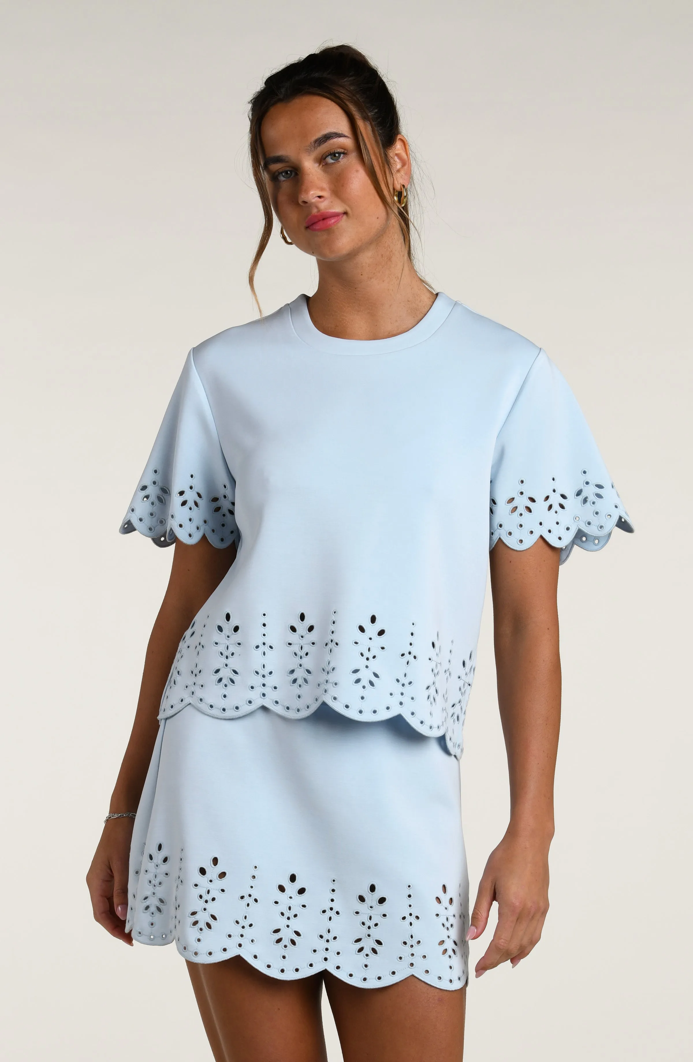 Cloudset Lounge Short Sleeve Top - Drift sold by La Blanca product image thumbnail 3