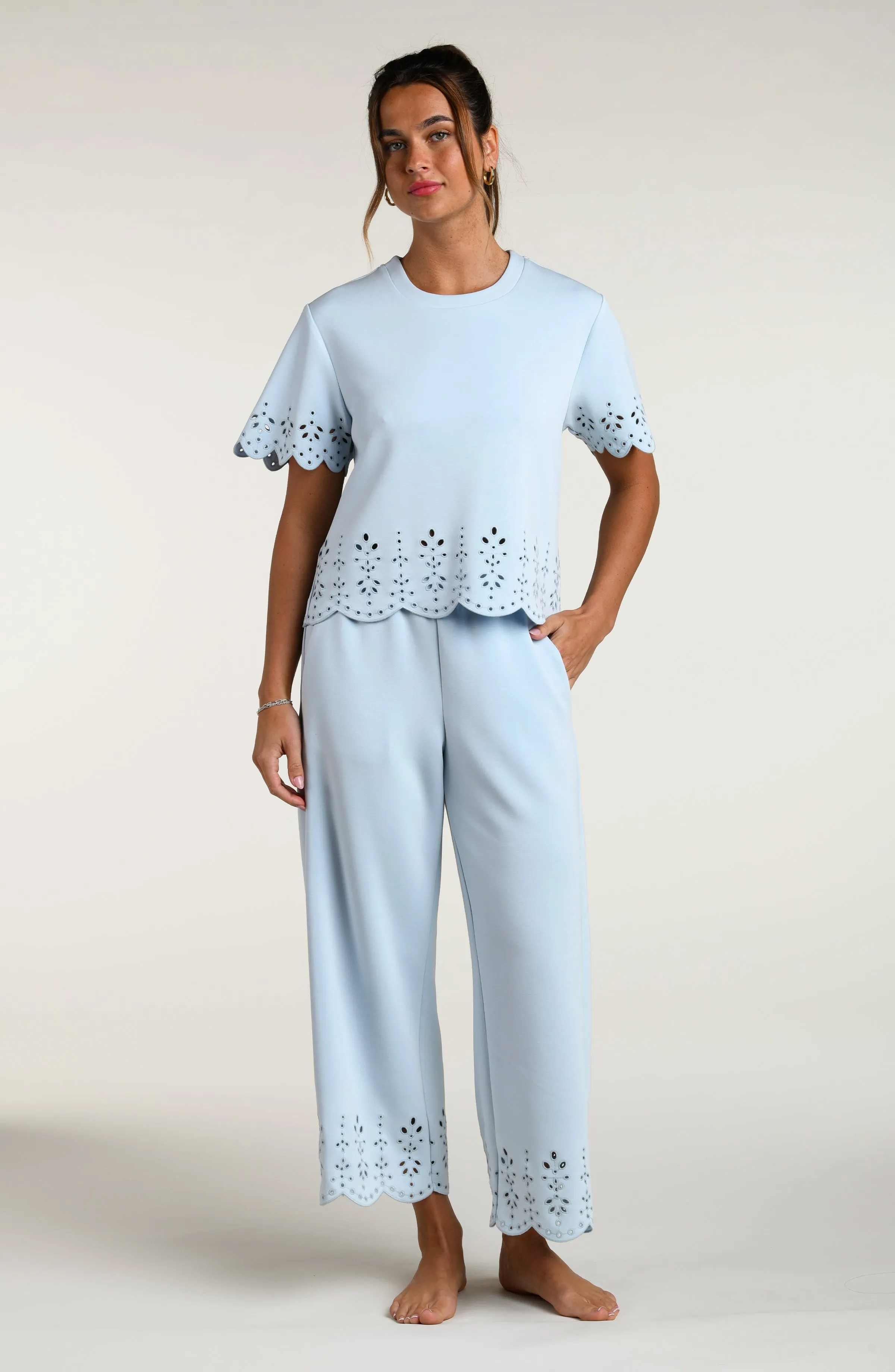 Cloudset Lounge Short Sleeve Top - Drift sold by La Blanca product image thumbnail 5