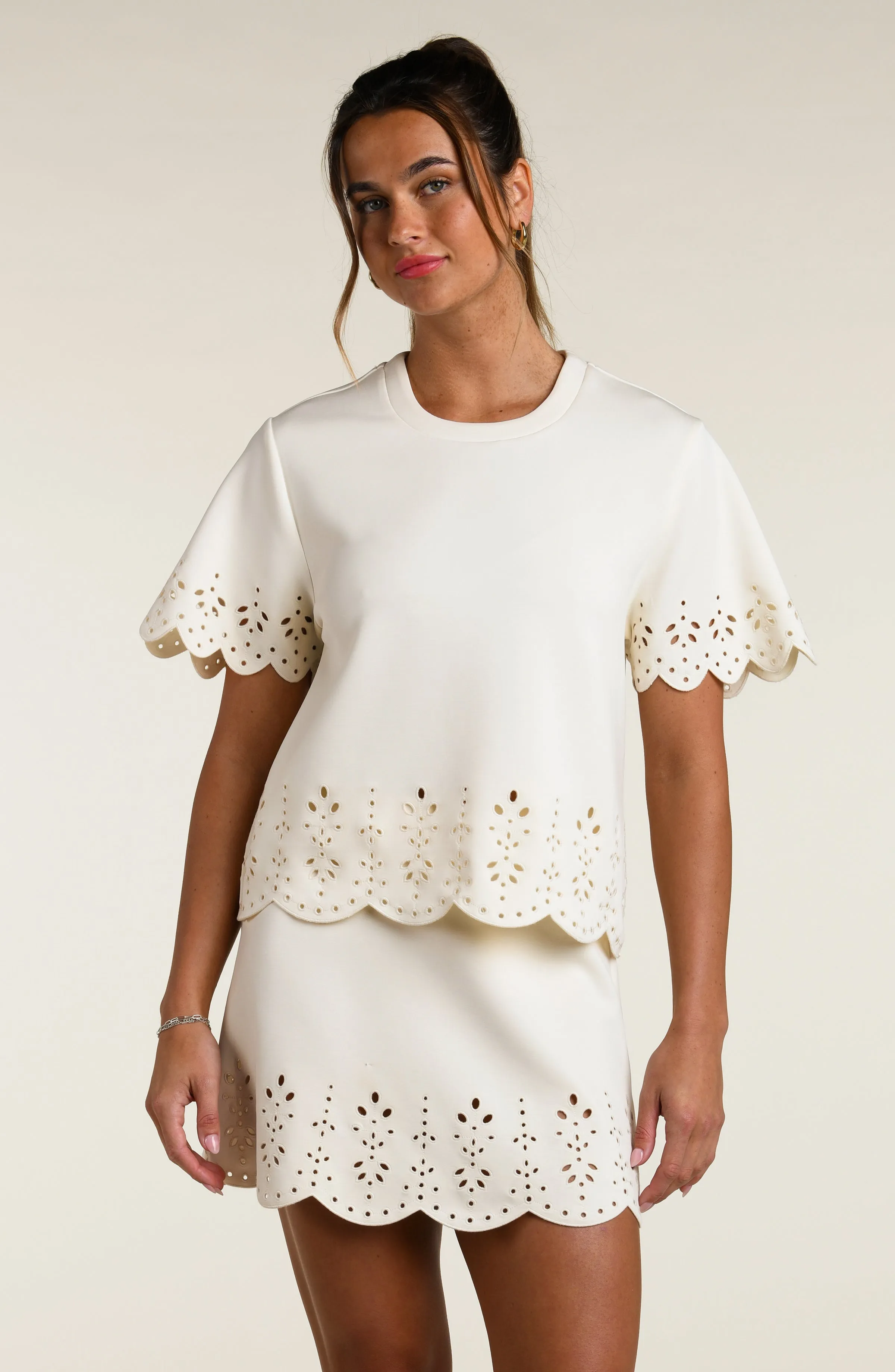 Cloudset Lounge Skirt - Chalk sold by La Blanca product image thumbnail 3