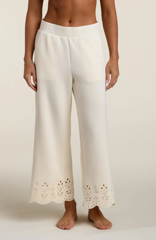 Cloudset Lounge Pants - Chalk made by La Blanca