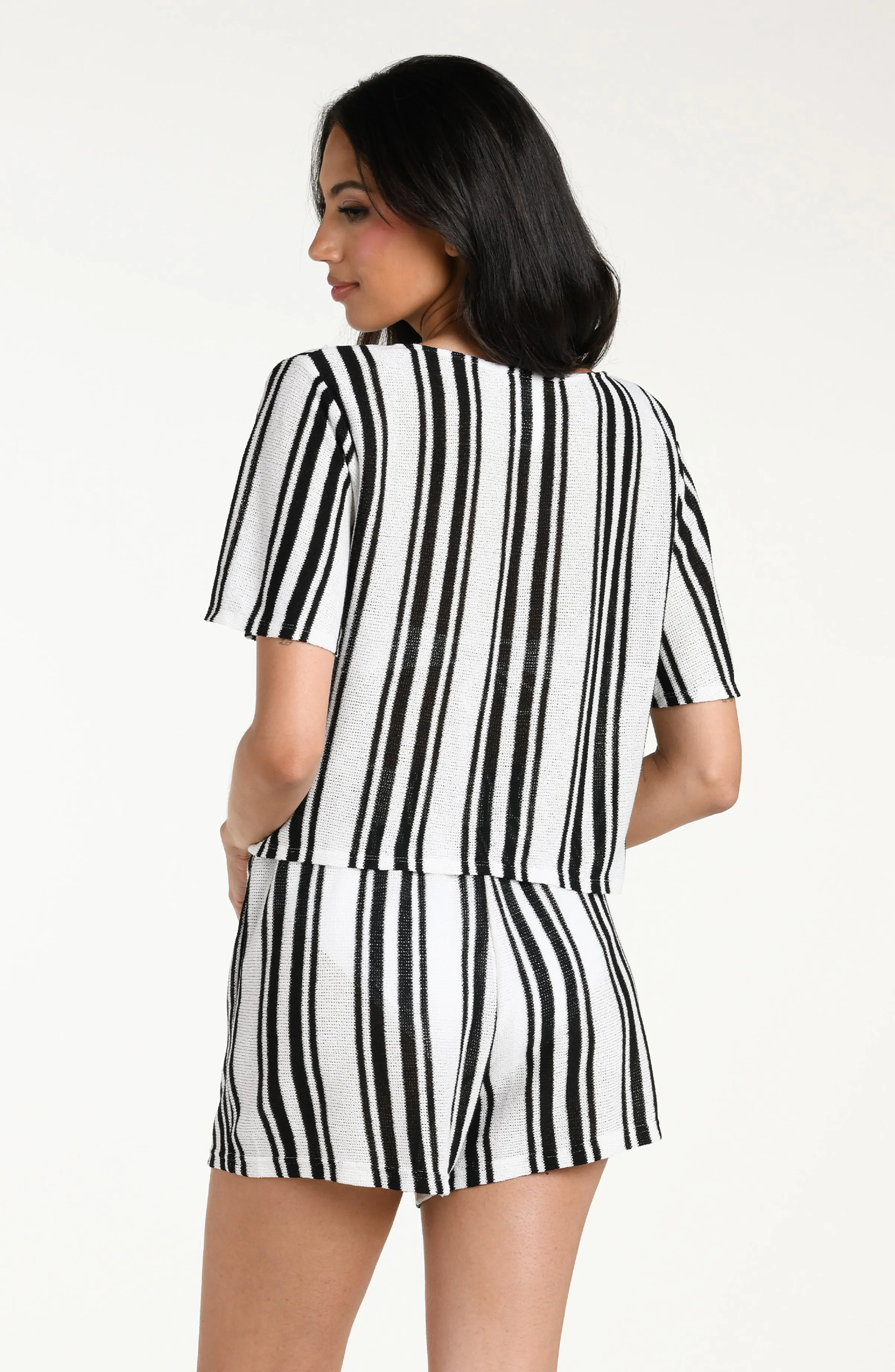 Boardwalk Stripe Short Sleeve Top sold by La Blanca product image thumbnail 3
