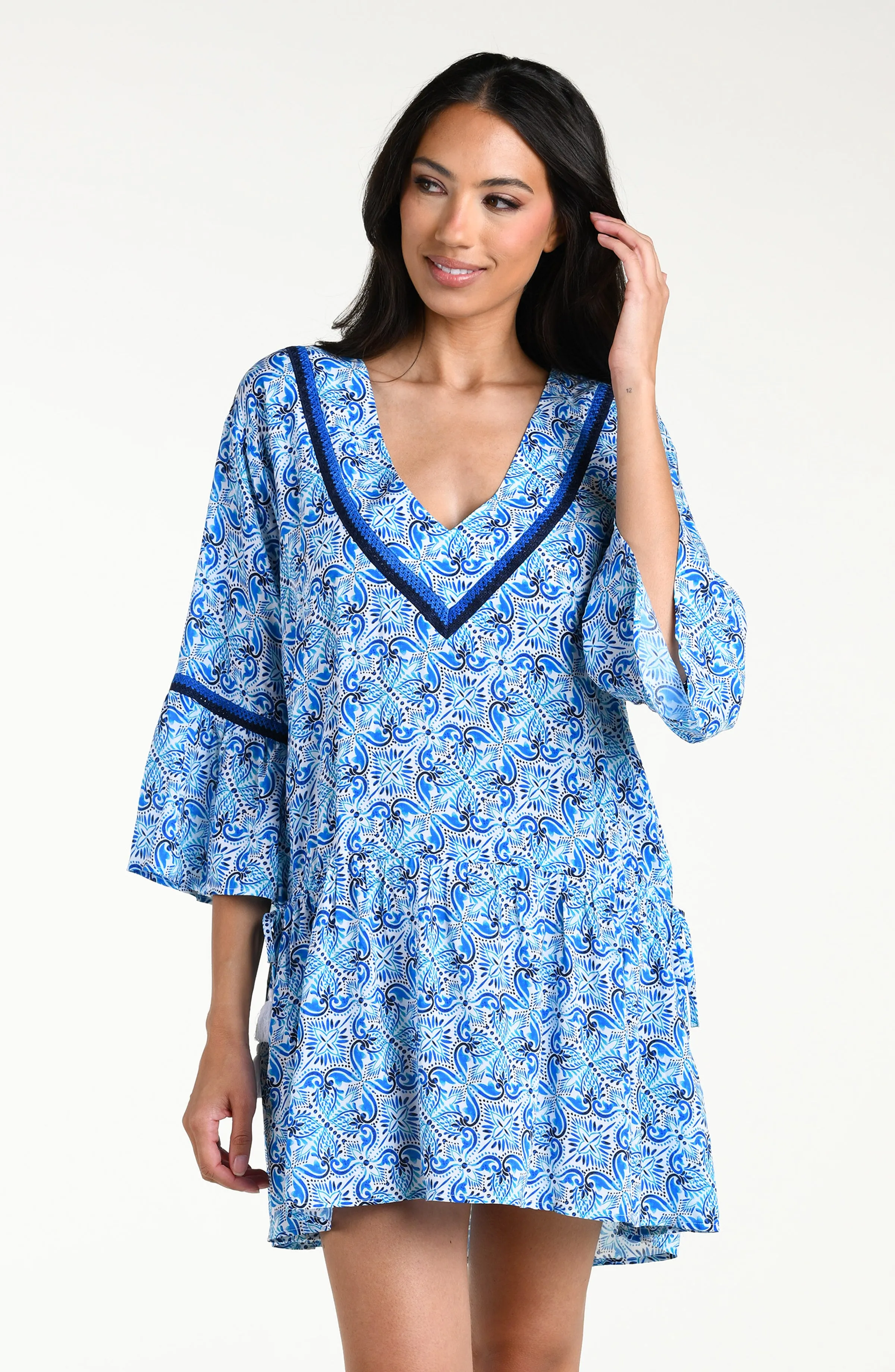 Costa Azul V-Neck Tunic sold by La Blanca product image thumbnail 5