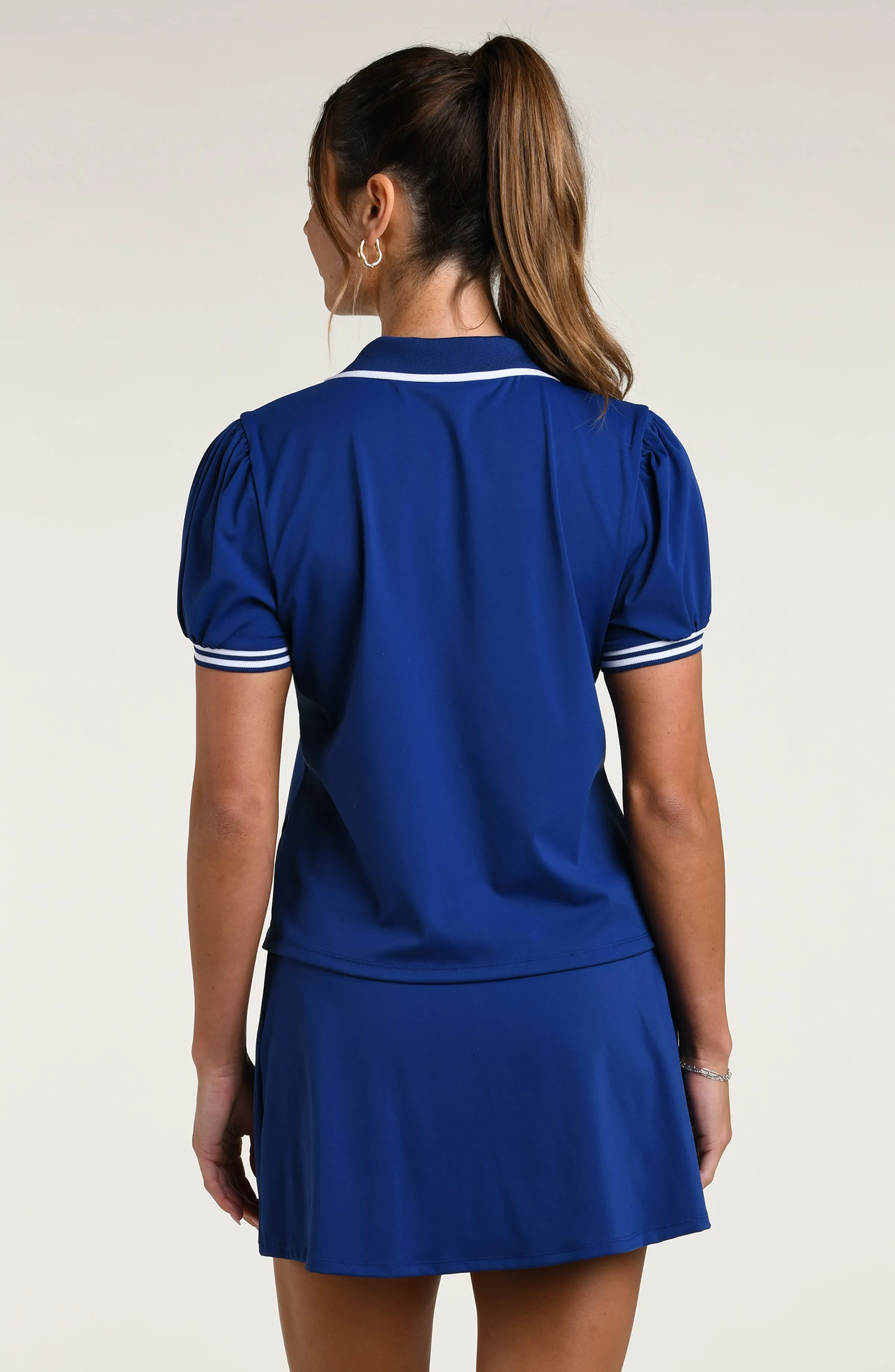 Court Coquette Open Knit Polo sold by La Blanca product image thumbnail 2