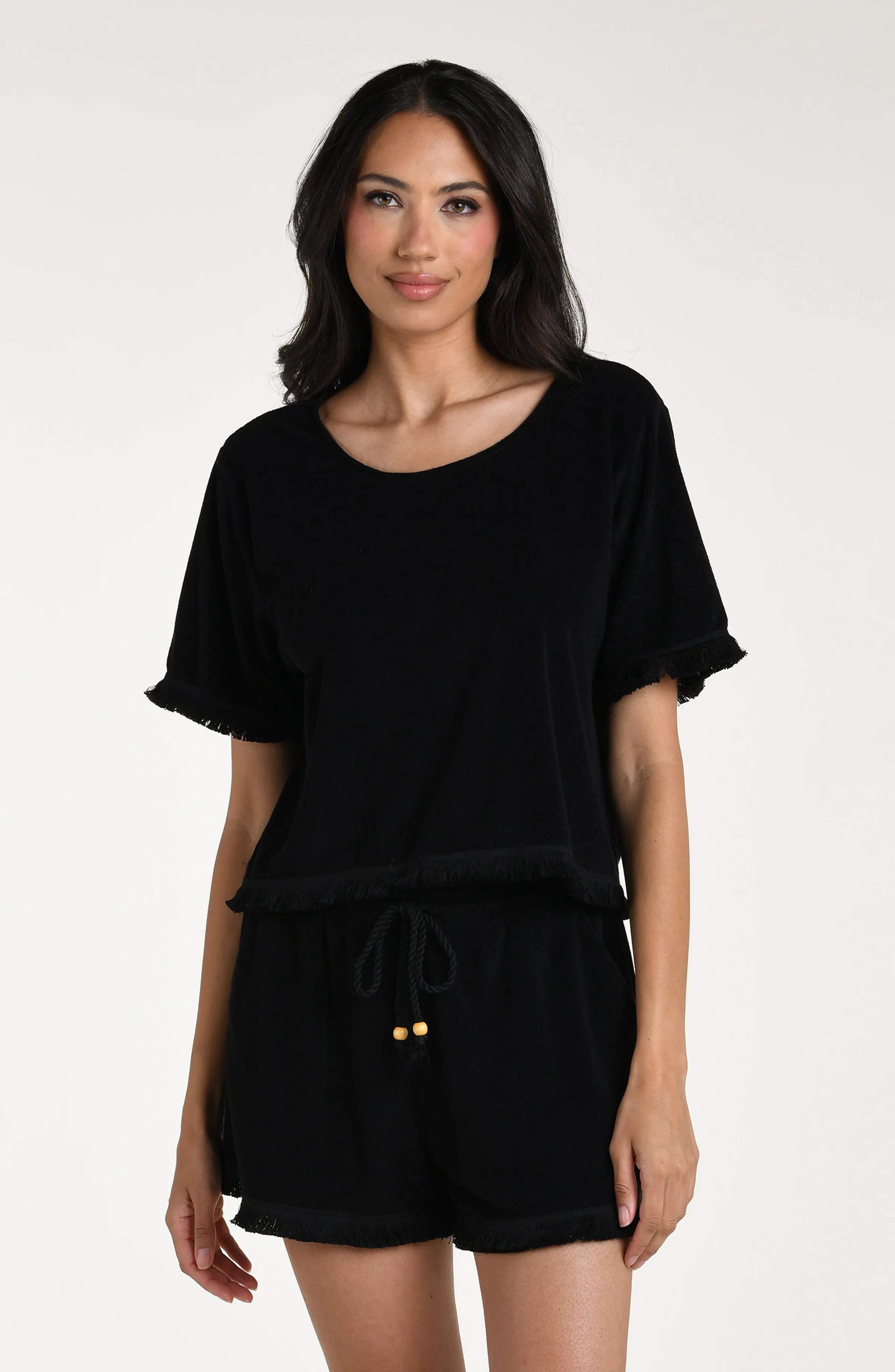 Wild Nomad Short Sleeve Top - Black sold by La Blanca product image thumbnail 3