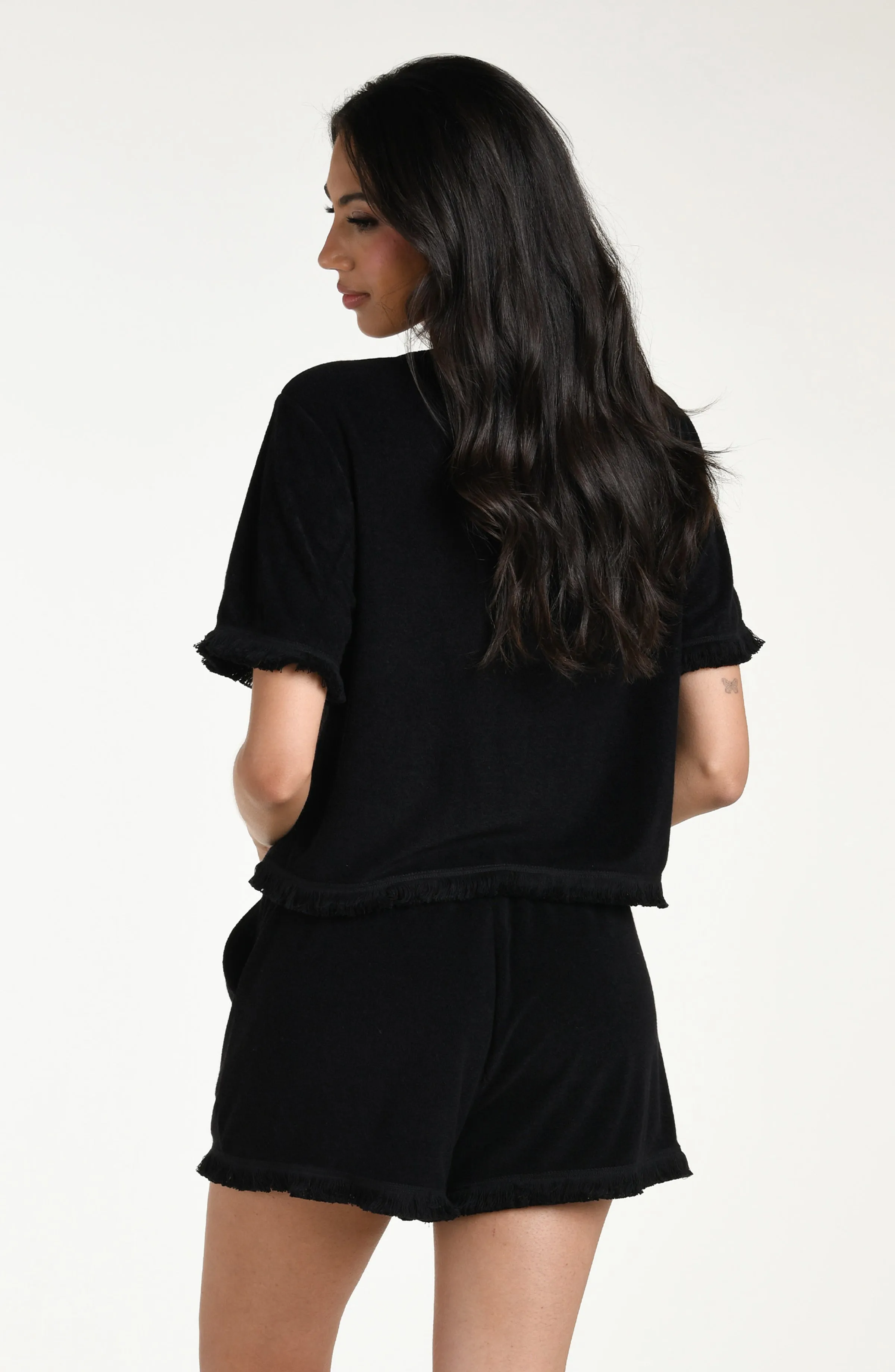 Wild Nomad Short Sleeve Top - Black sold by La Blanca product image thumbnail 4