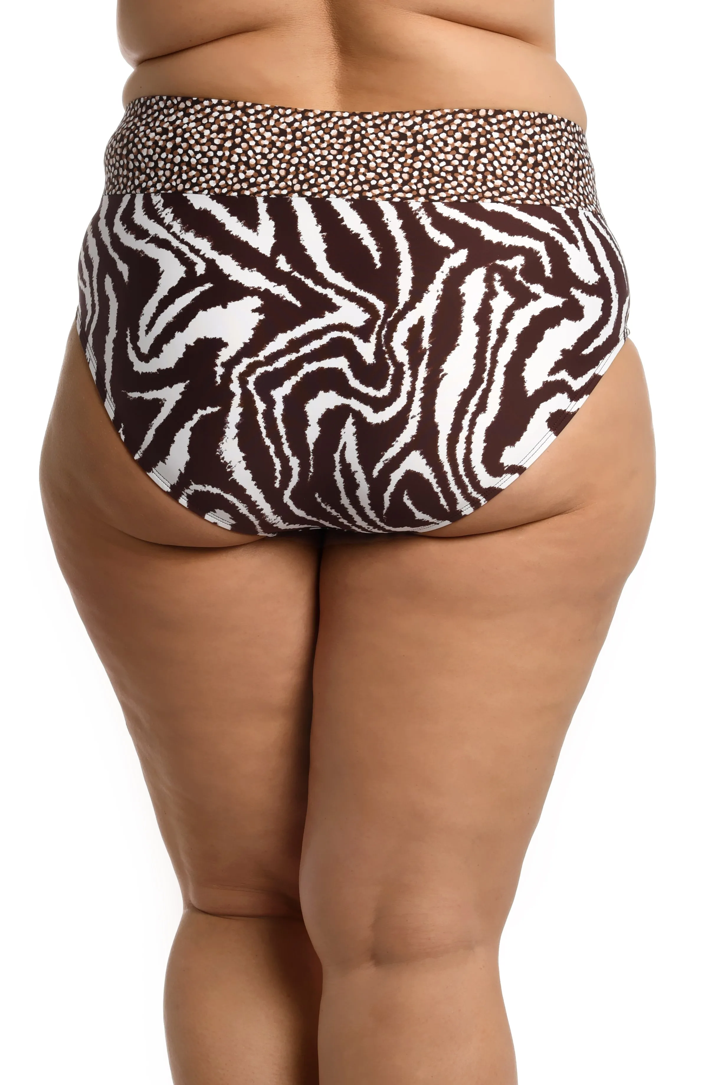 Fierce Lines Crossover High-Waist Bottom (Final Sale) sold by La Blanca product image thumbnail 4