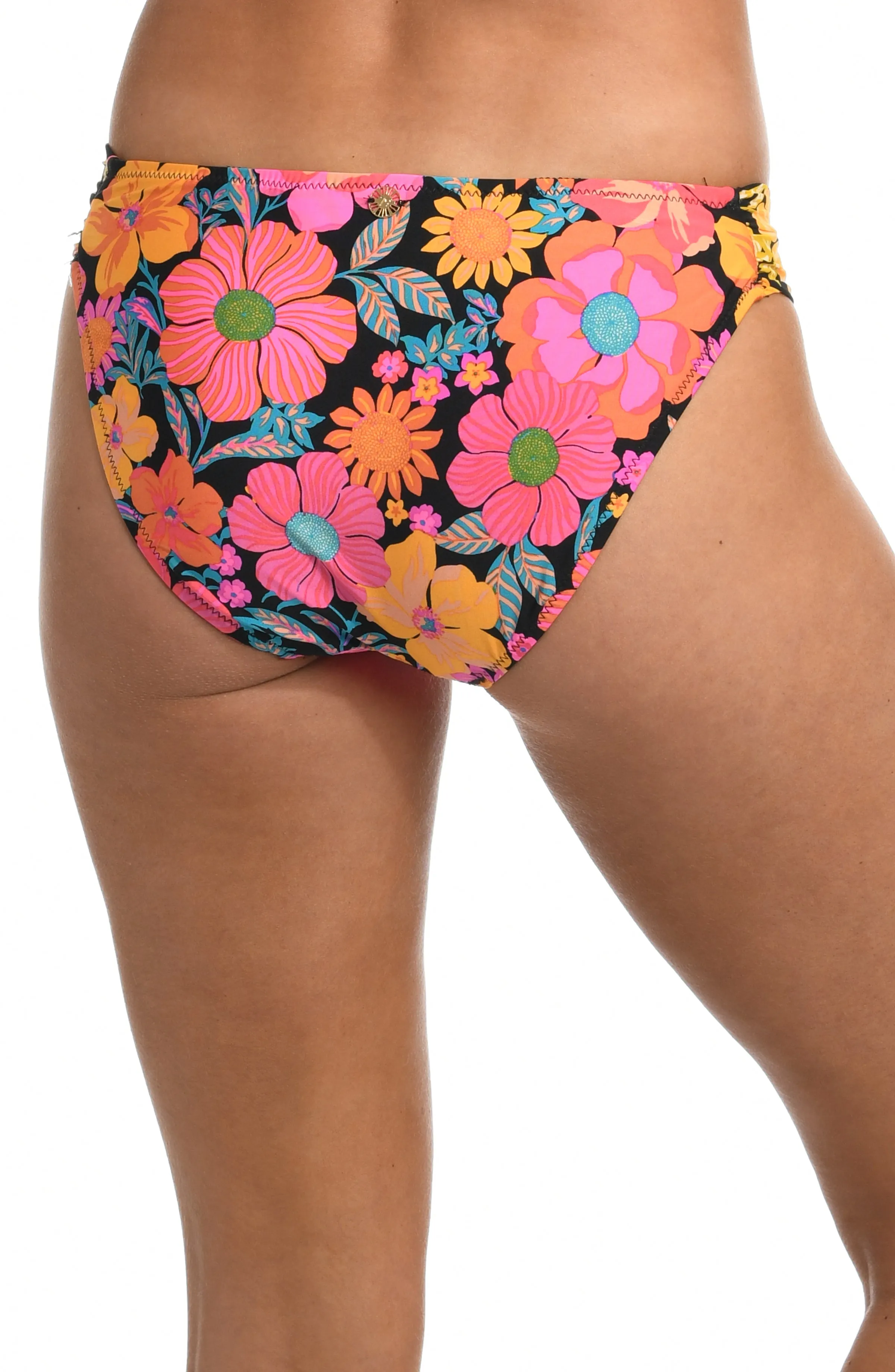 Sunshine 79 Flower Power Side Shirred Hipster Bottom - FINAL SALE sold by La Blanca product image thumbnail 2