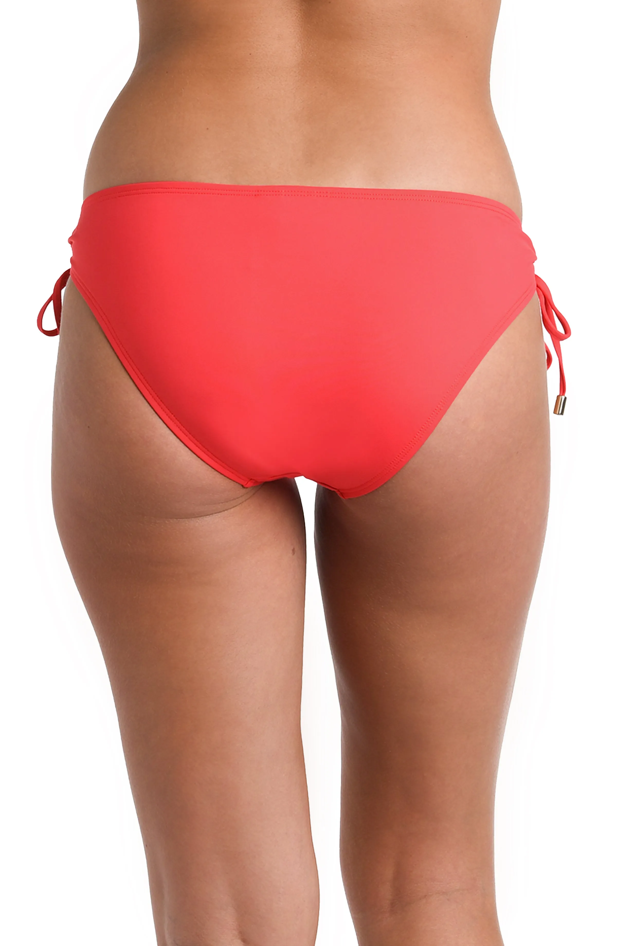 Island Goddess Side Tie Hipster Bottom - Guava - FINAL SALE sold by La Blanca product image thumbnail 2