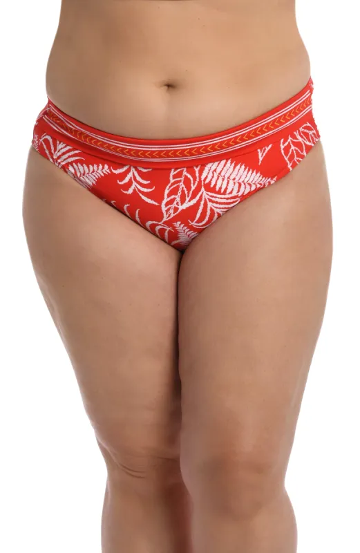 Tropical Tapestry Banded Hipster Bottom (Final Sale) sold by La Blanca