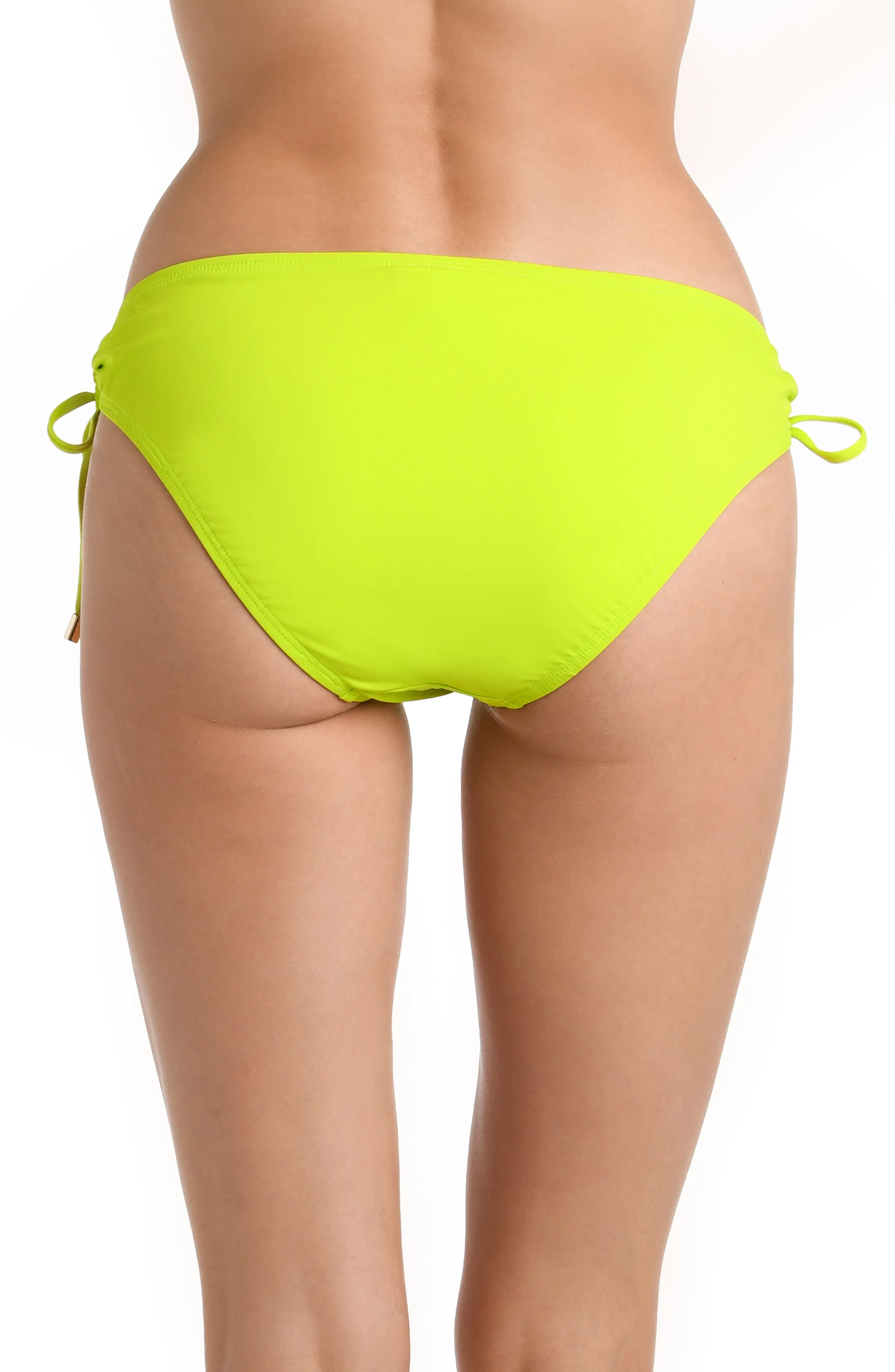 Island Goddess Side Tie Hipster Bottom - Bright Lime - FINAL SALE sold by La Blanca product image thumbnail 2