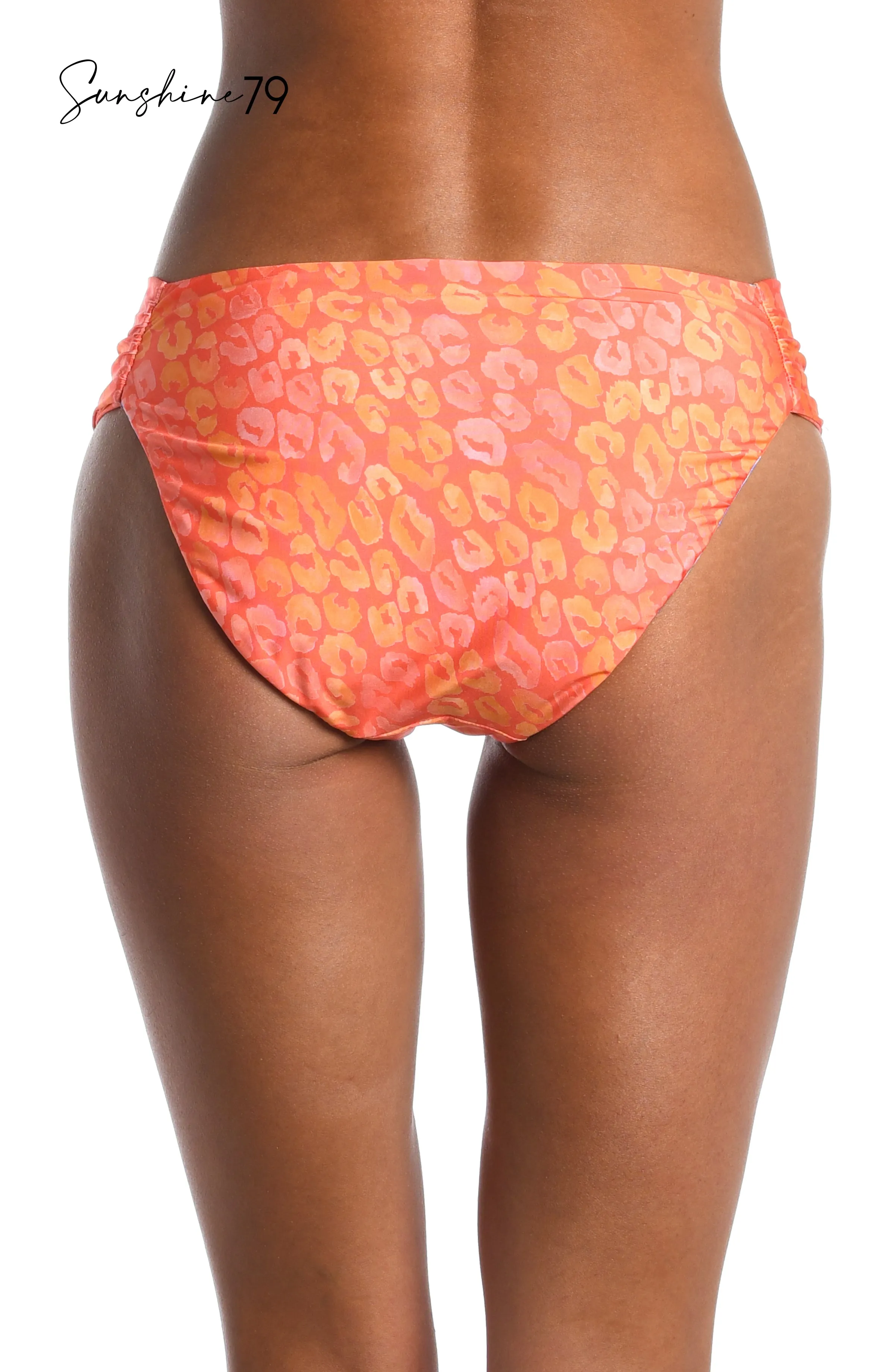 Sunshine 79 Trippy Tropics Reversible Side Shirred Hipster Bottom - FINAL SALE sold by La Blanca product image thumbnail 4