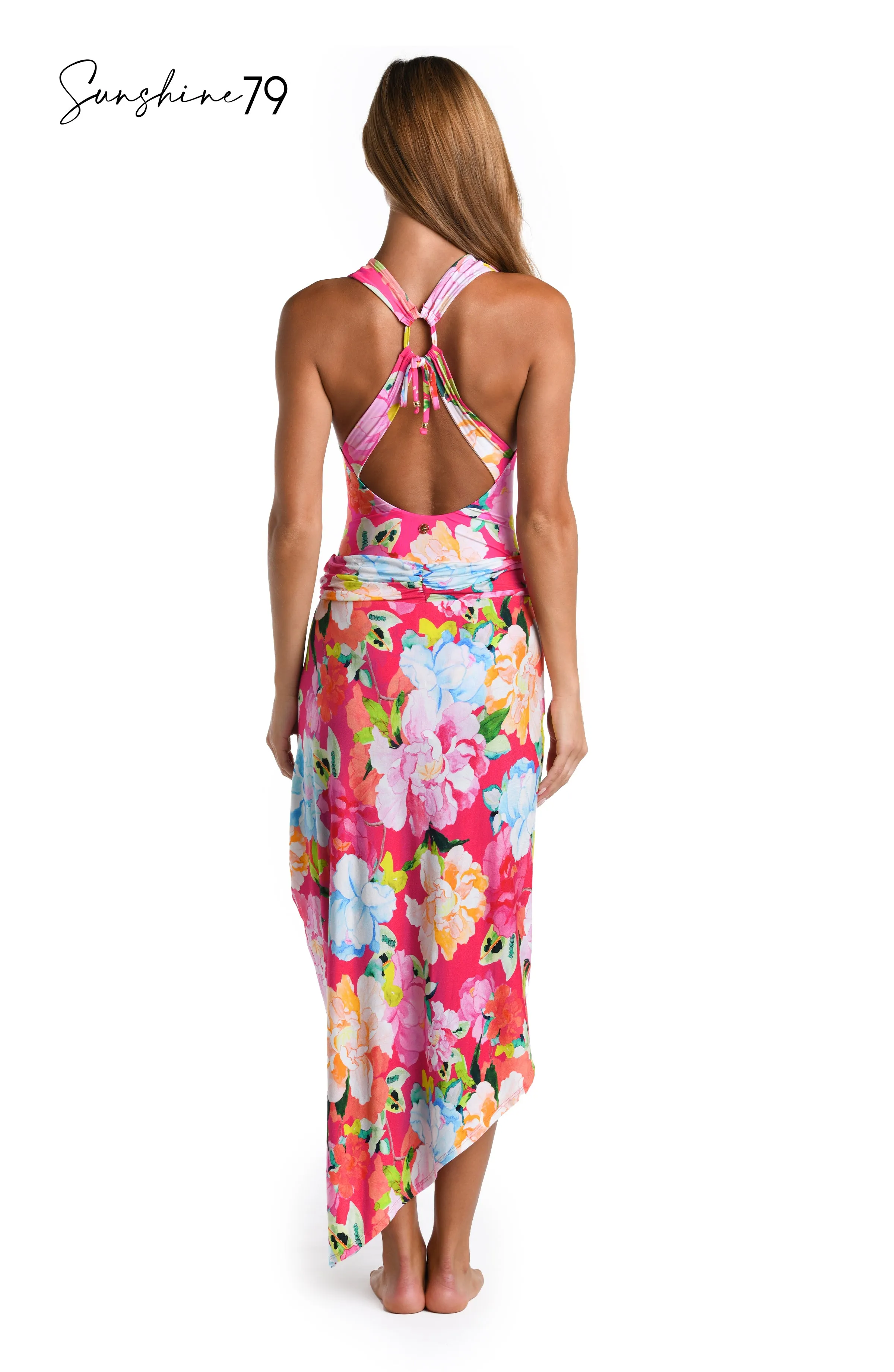 Sunshine 79 Expressive Garden Pull-On Faux Pareo Cover Up sold by La Blanca product image thumbnail 5