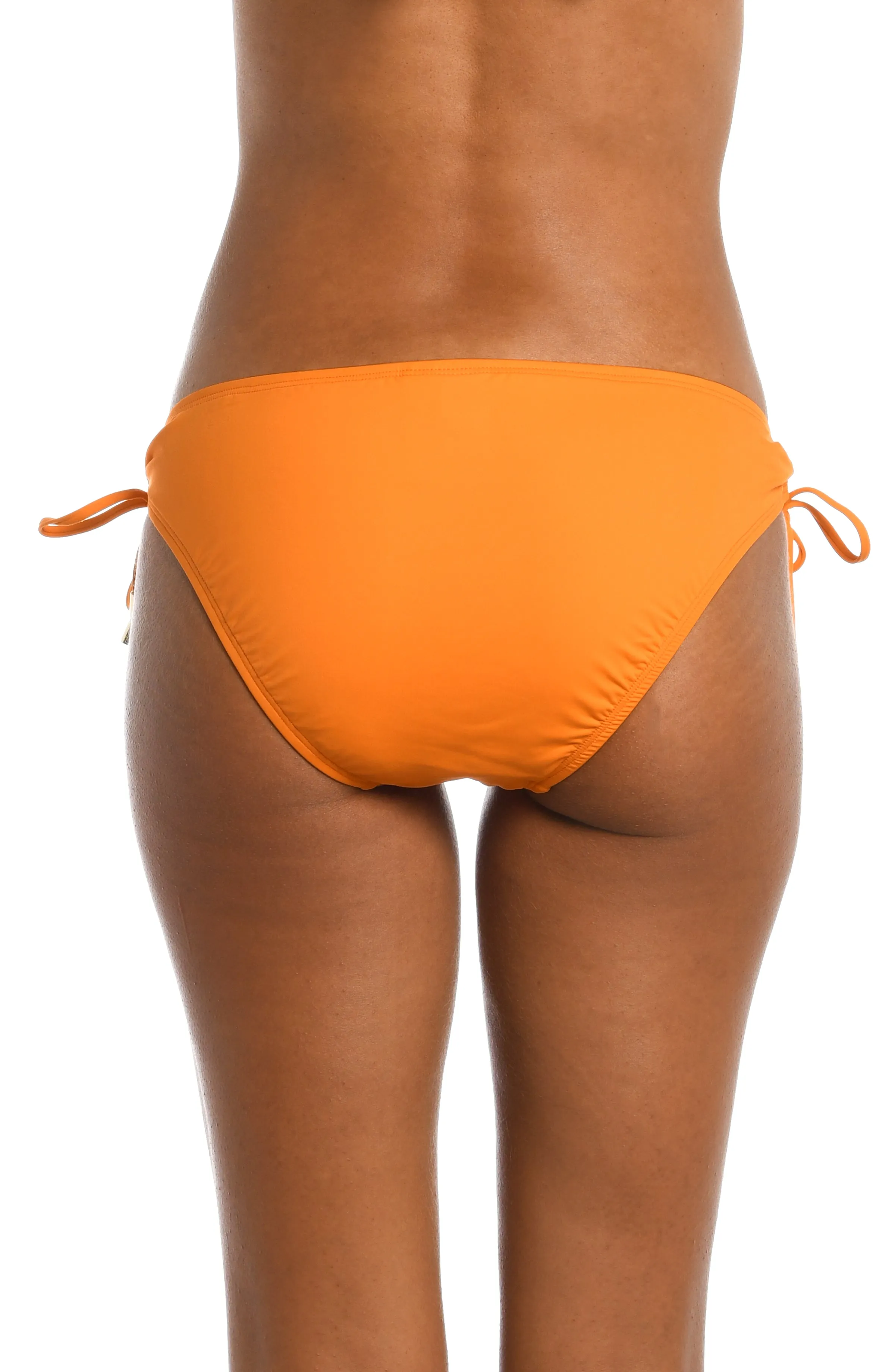 Island Goddess Side Tie Hipster Bottom - Tangerine - FINAL SALE sold by La Blanca product image thumbnail 2