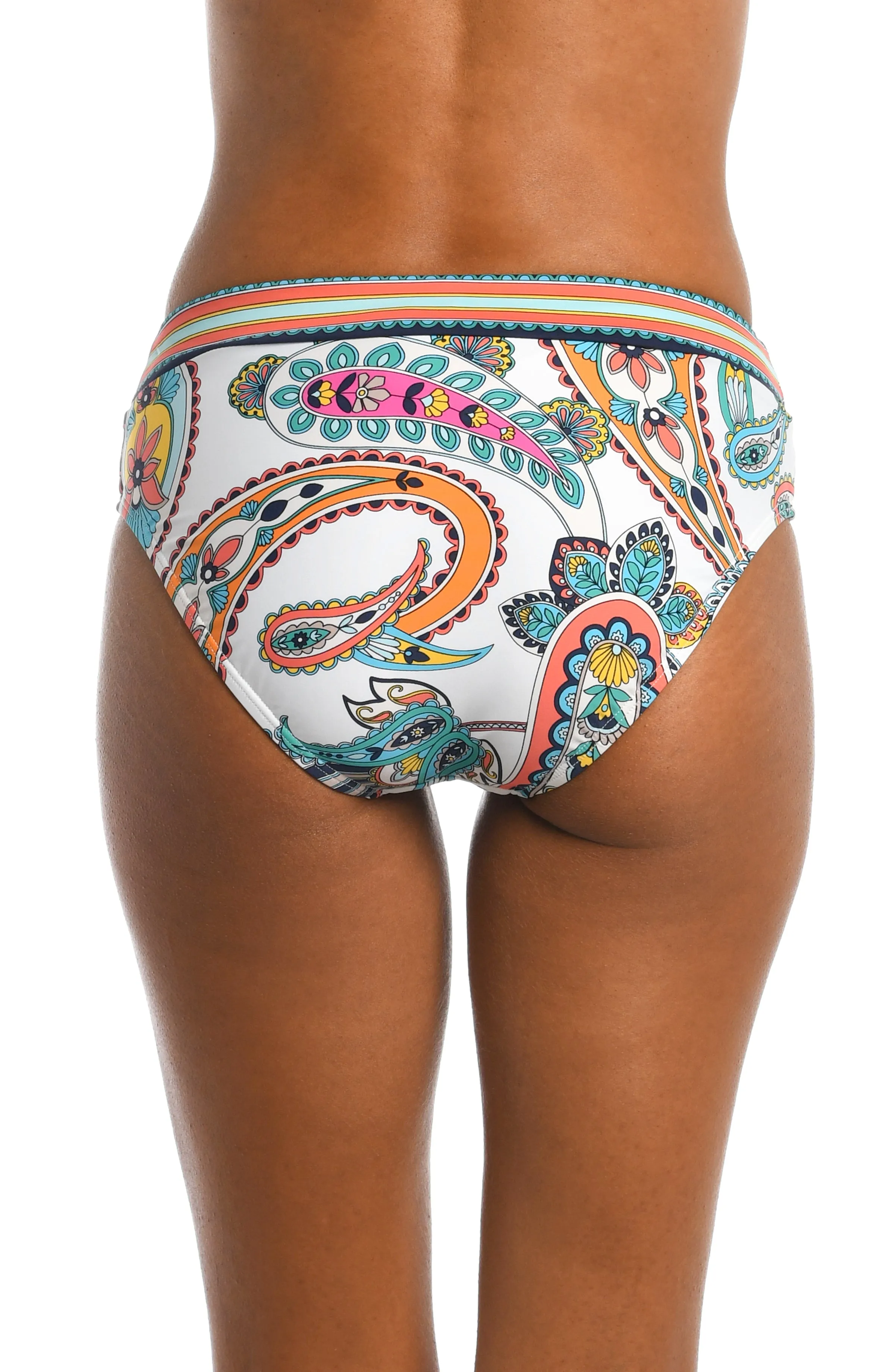 Pave The Way Mid-Rise Banded Hipster Bottom sold by La Blanca product image thumbnail 2