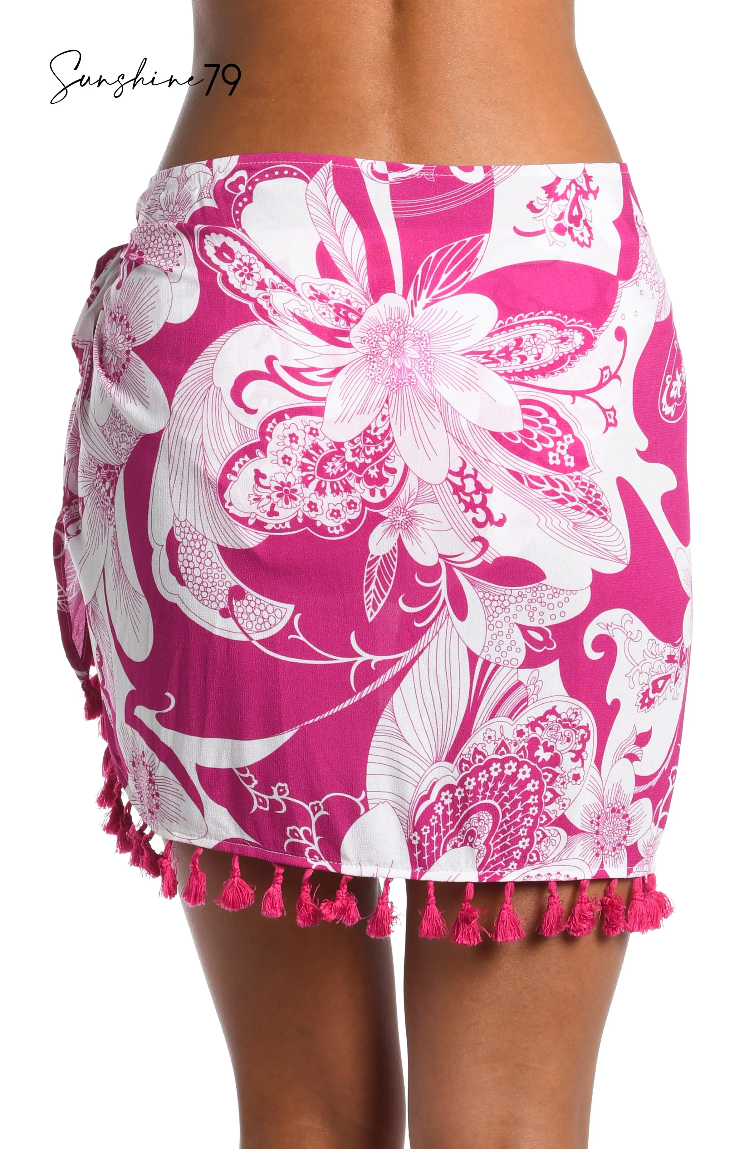 Sunshine 79 Boho Blooms Short Pareo Wrap - FINAL SALE sold by La Blanca product image thumbnail 2