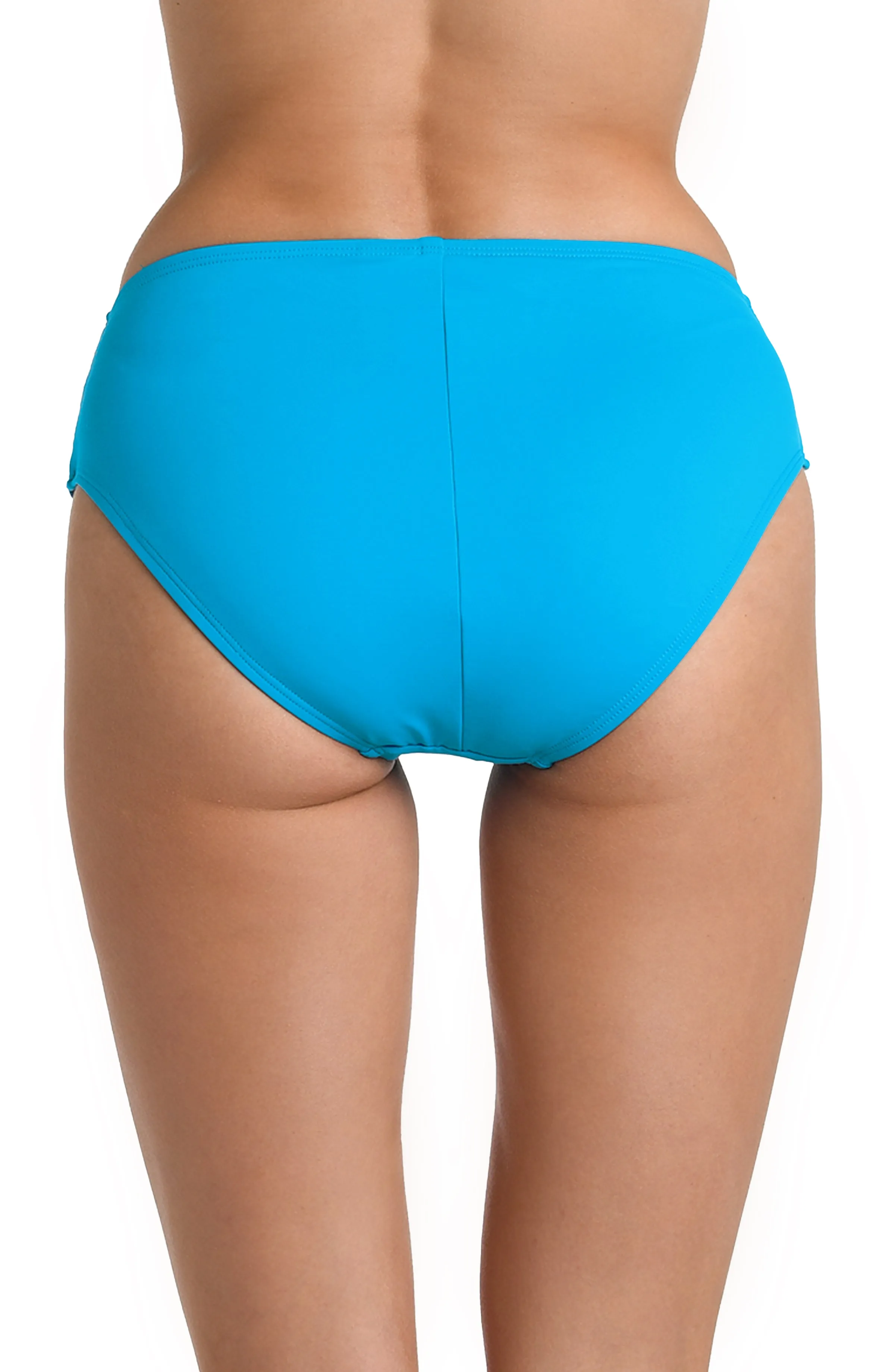 Island Goddess Mid-Waist Sash Band Bottom - Lagoon - FINAL SALE sold by La Blanca product image thumbnail 2