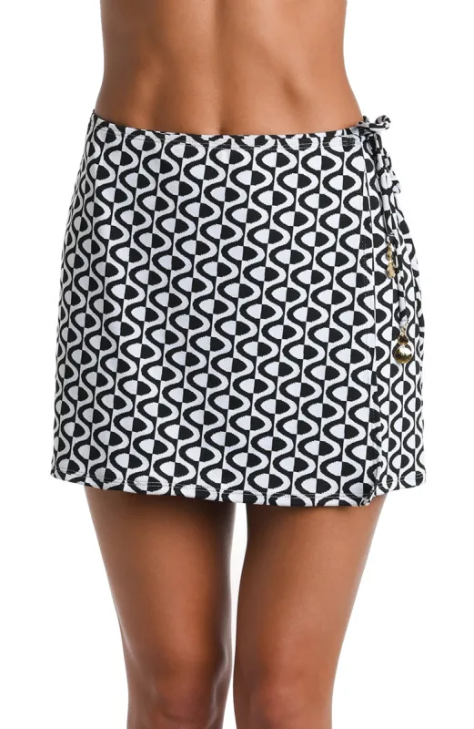 Sunshine 79 Mod Revival Wrap Skirt Cover Up sold by La Blanca